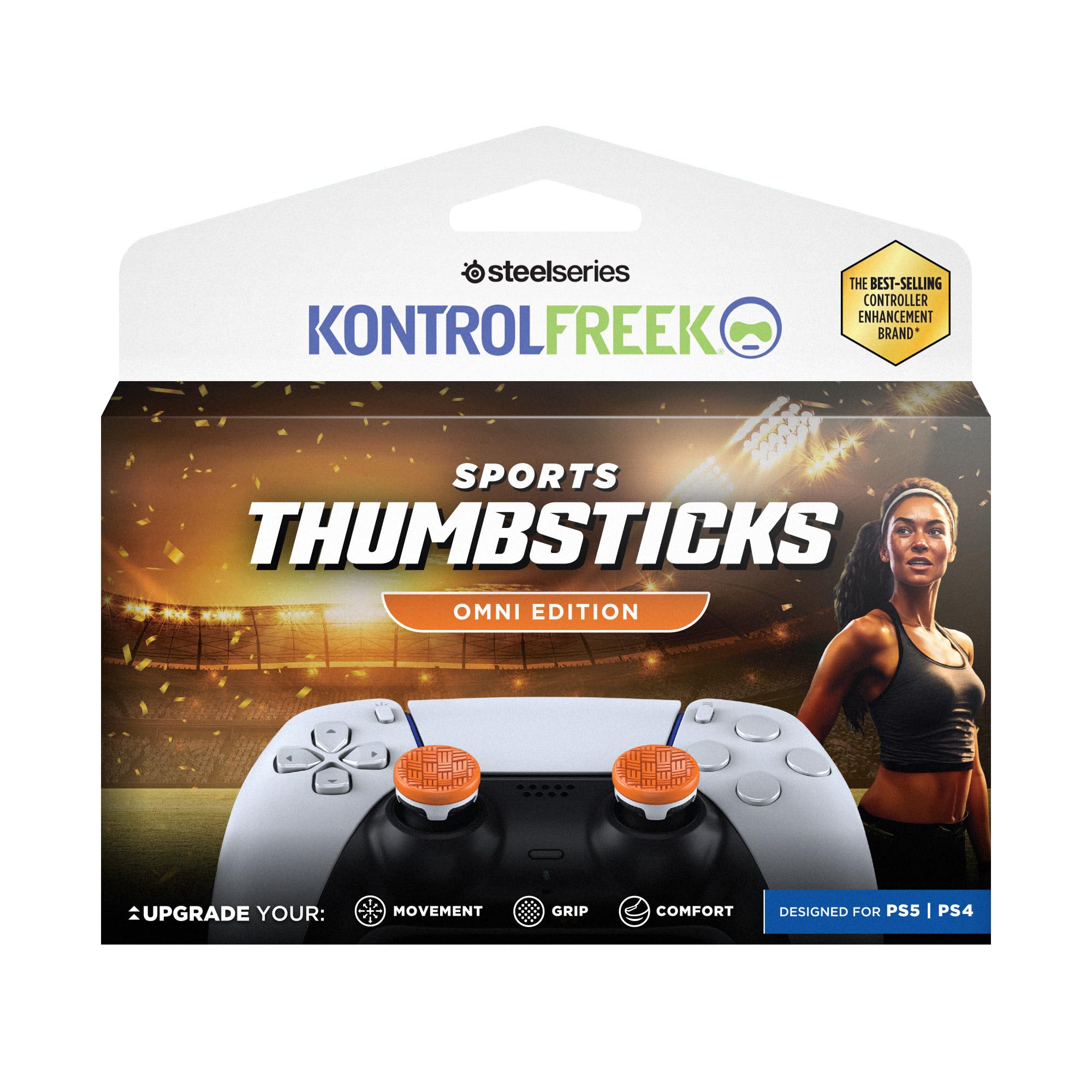 kontrolfreek-omni-grips-orange-low-rise-concaves-pour-manette-ps5-ps4 image 6