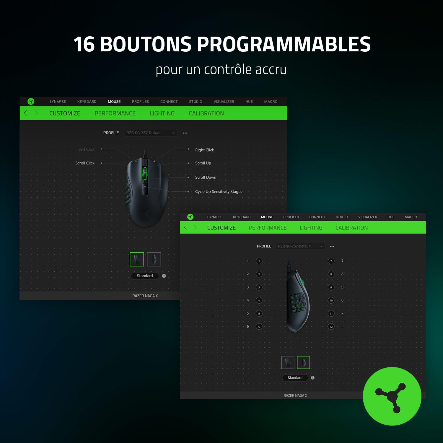 razer-naga-x-souris-gaming-filaire-16-boutons-programmables-noire image 2