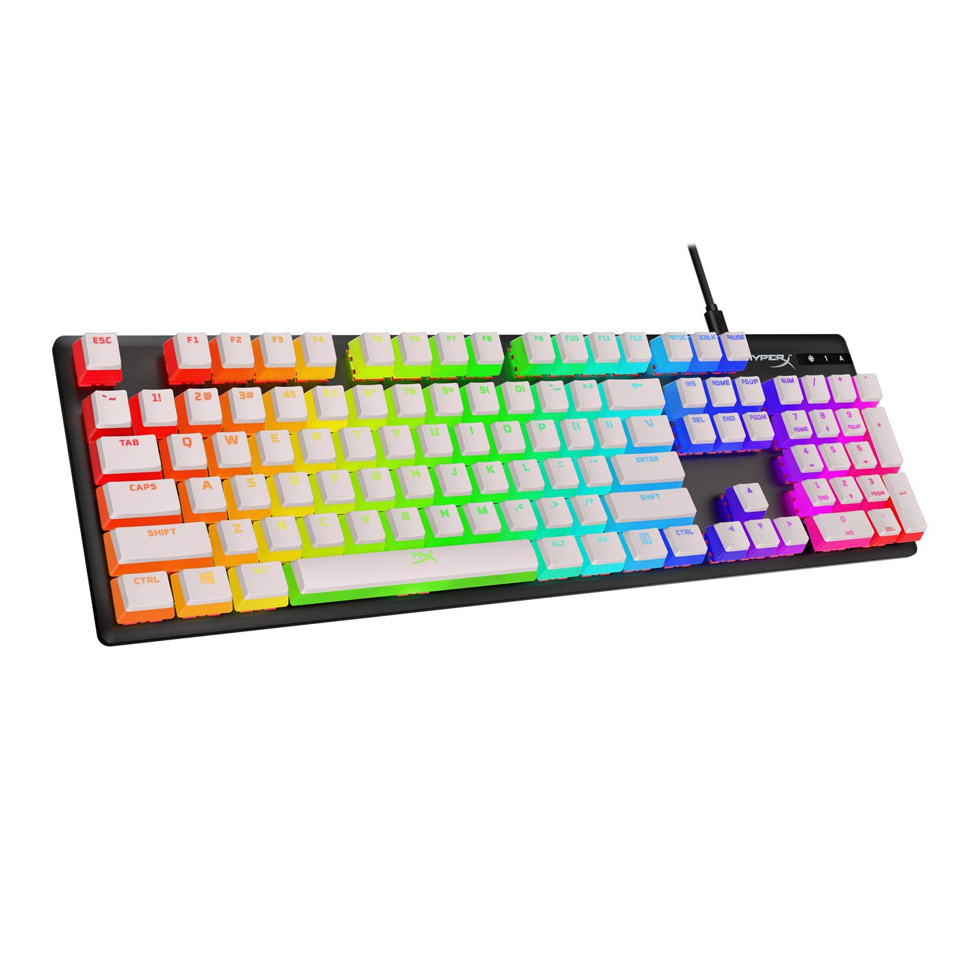 hyperx-pudding-jeu-complet-104-touches-pbt-blanc-us-r-tro-clair image 2