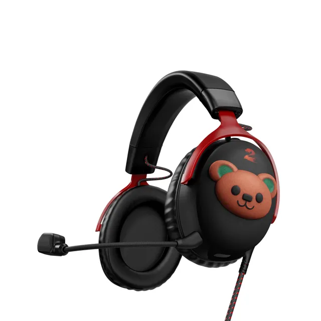 hyperx-3d-x-guild-wars-2-plaques-ours-en-peluche-pour-casque-gaming image 1