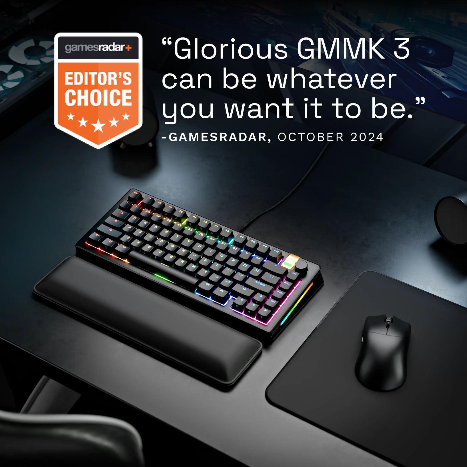 glorious-gmmk-3-pro-he-prebuilt-keyboard-clavier-gaming-m-canique-pr-assembl image 3