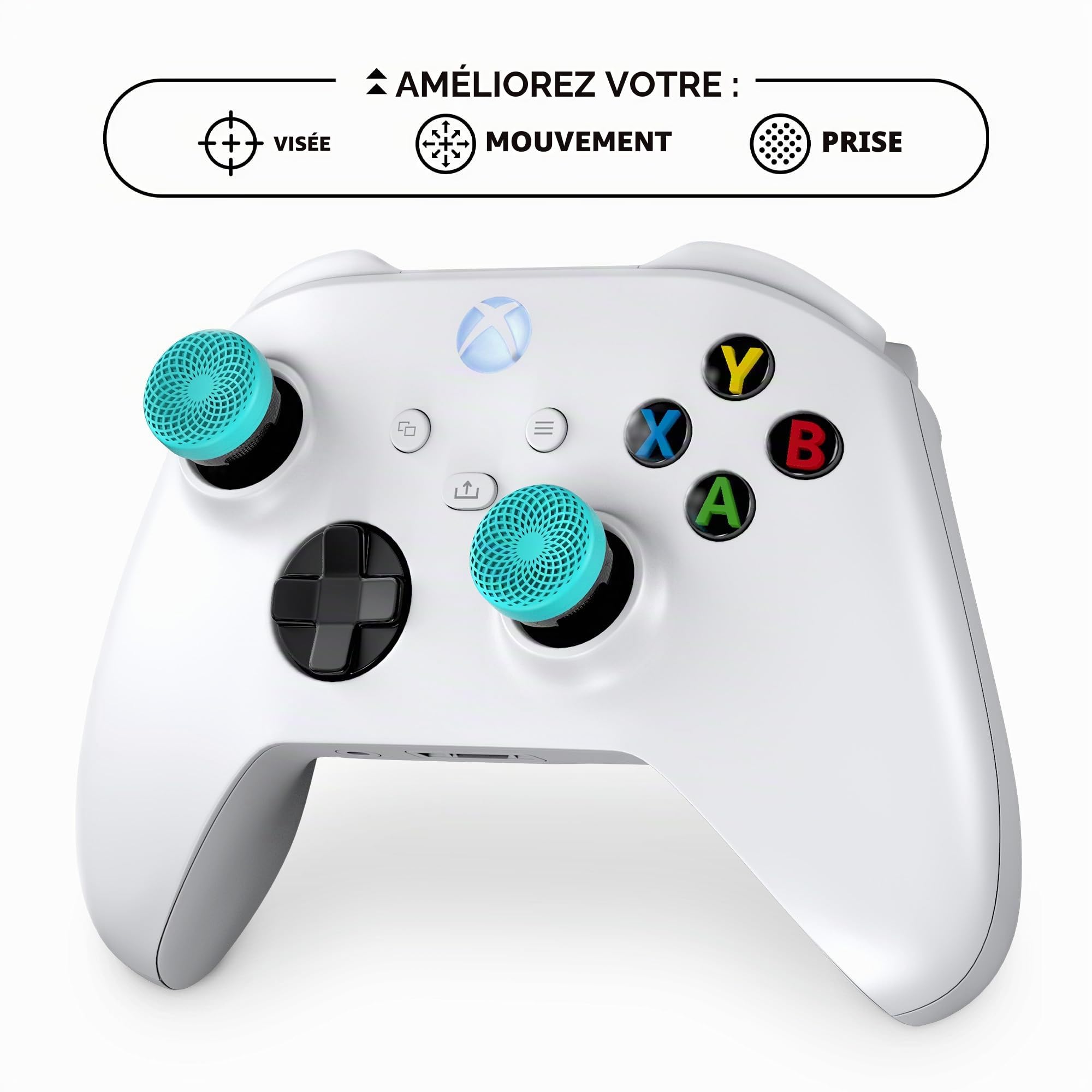 kontrolfreek-lotus-grips-manette-xbox-2-rehausseurs-mid-rise-6-1-mm-turquoise image 5