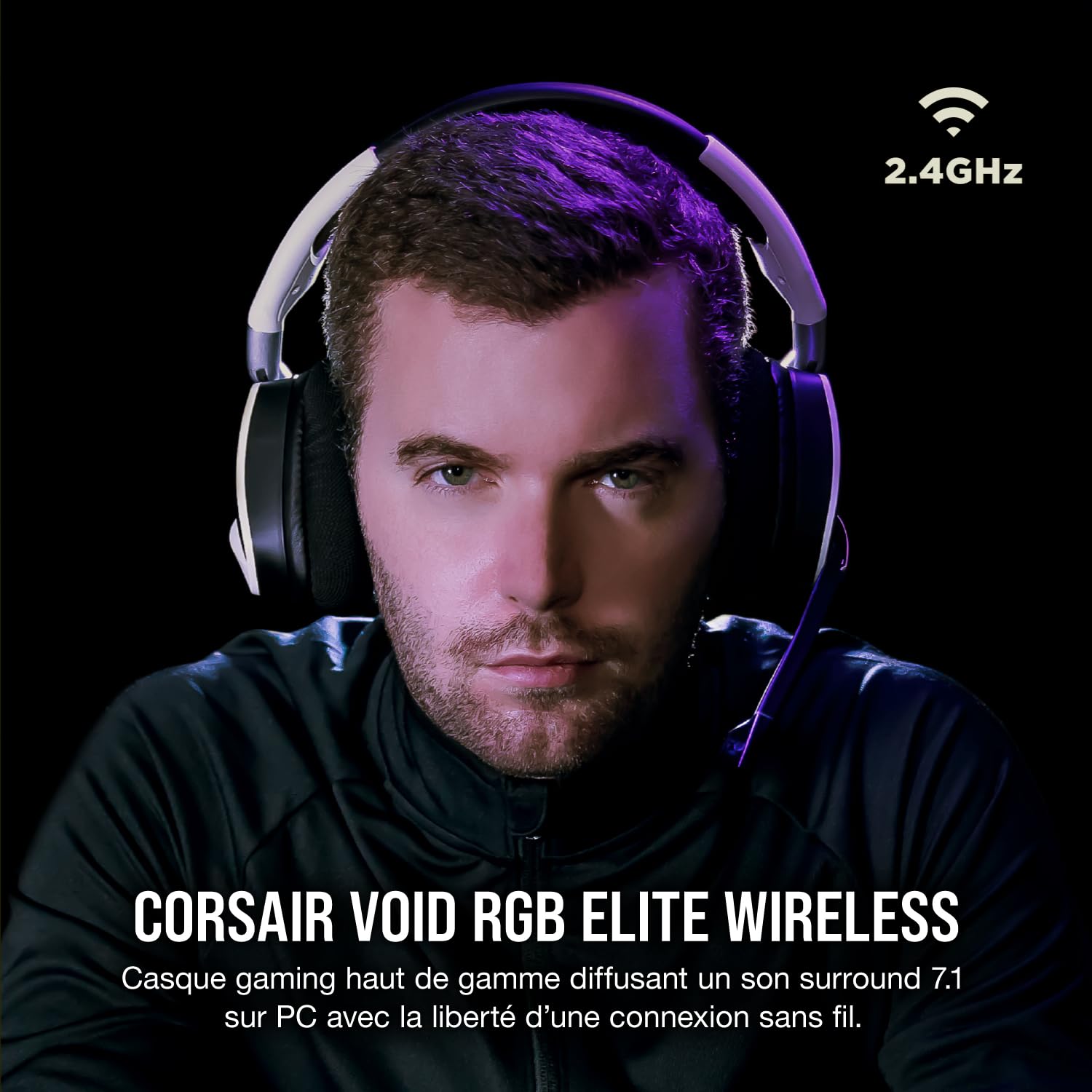 corsair-void-elite-wireless-casque-gaming-blanc-7-1-surround-pc-ps4 image 3