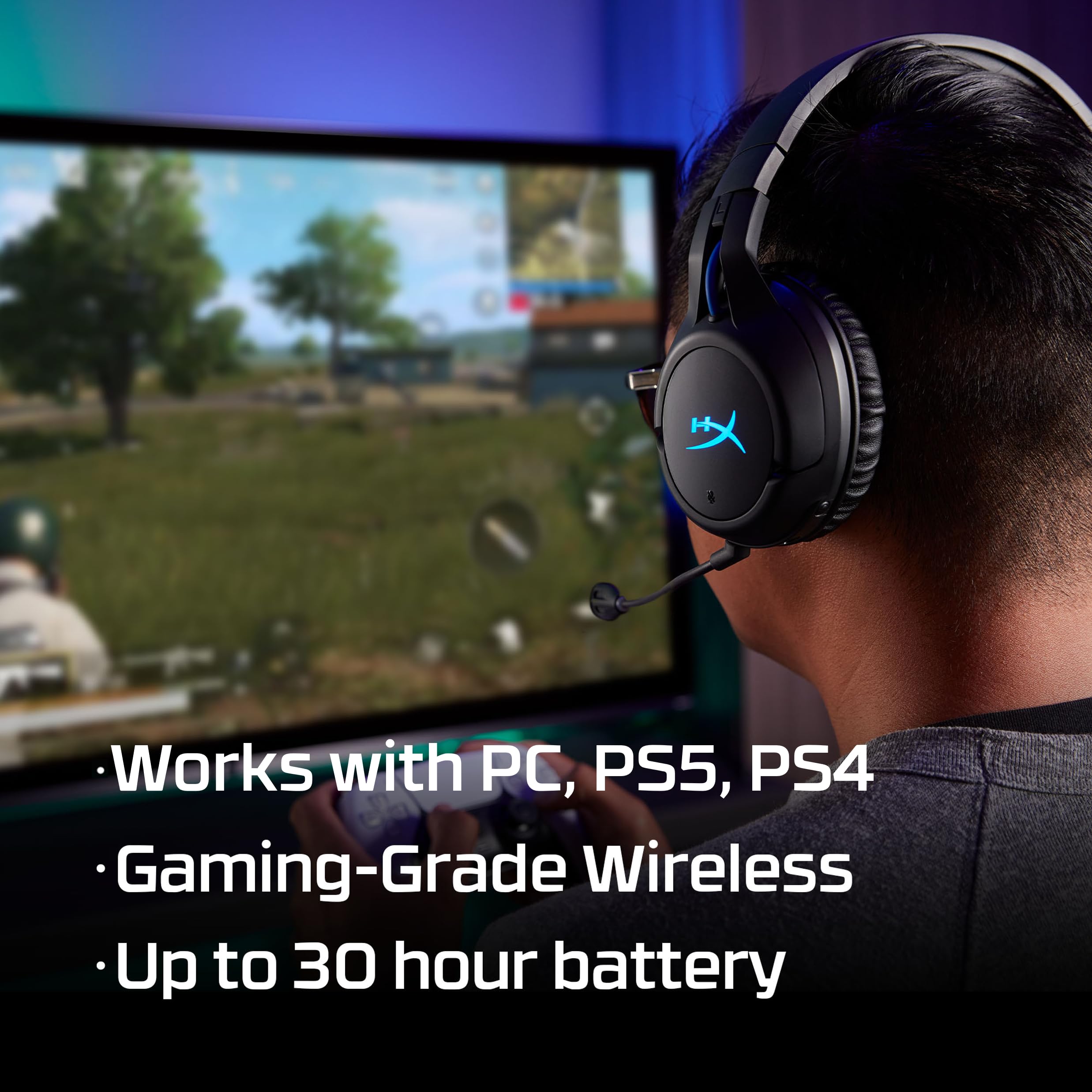 hyperx-cloud-flight-casque-gaming-sans-fil-ps5-ps4-30h-autonomie-m-moire-de-form image 5