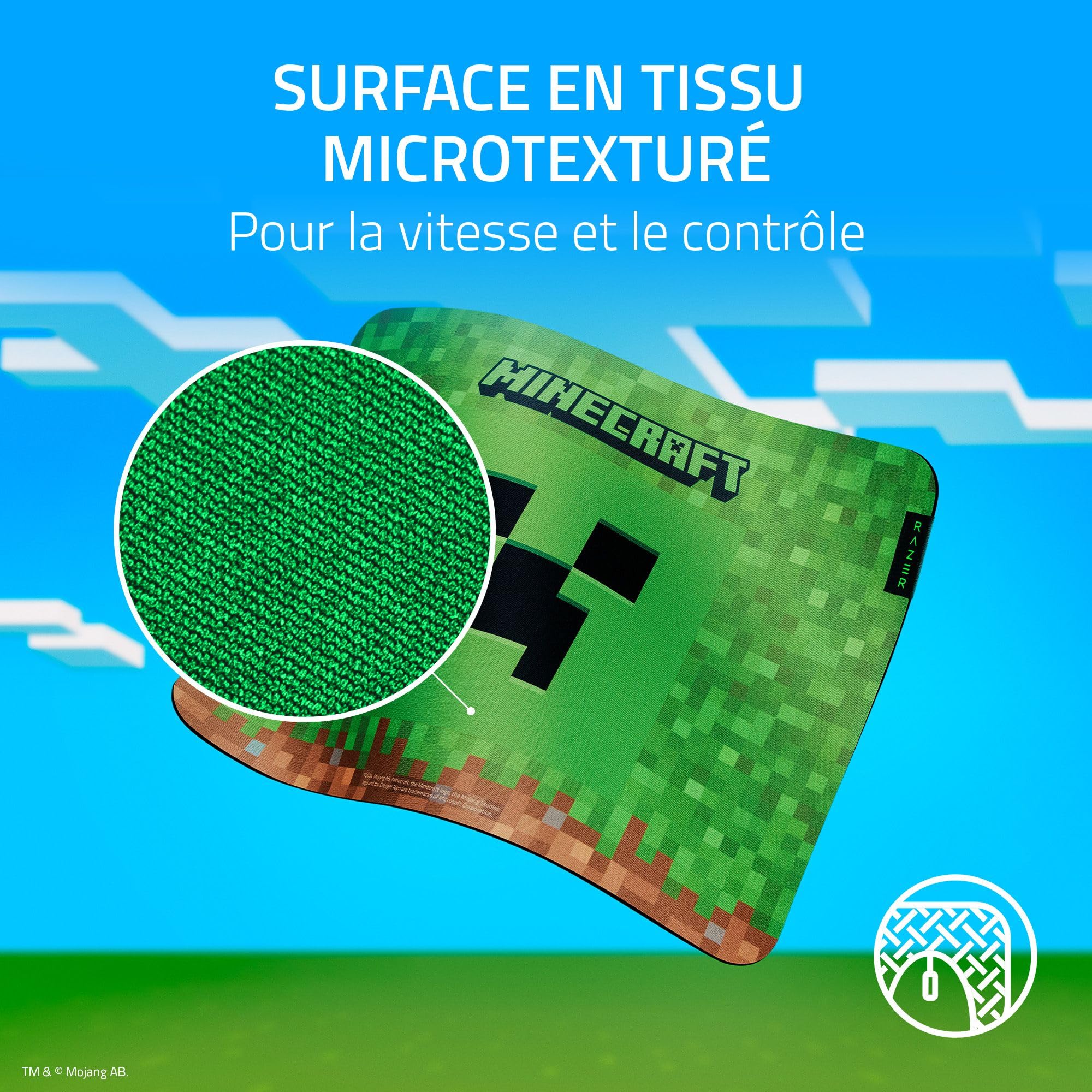 razer-gigantus-v2-minecraft-edition-tapis-de-souris-gaming-moyen-360-x-275-x-3-m image 3