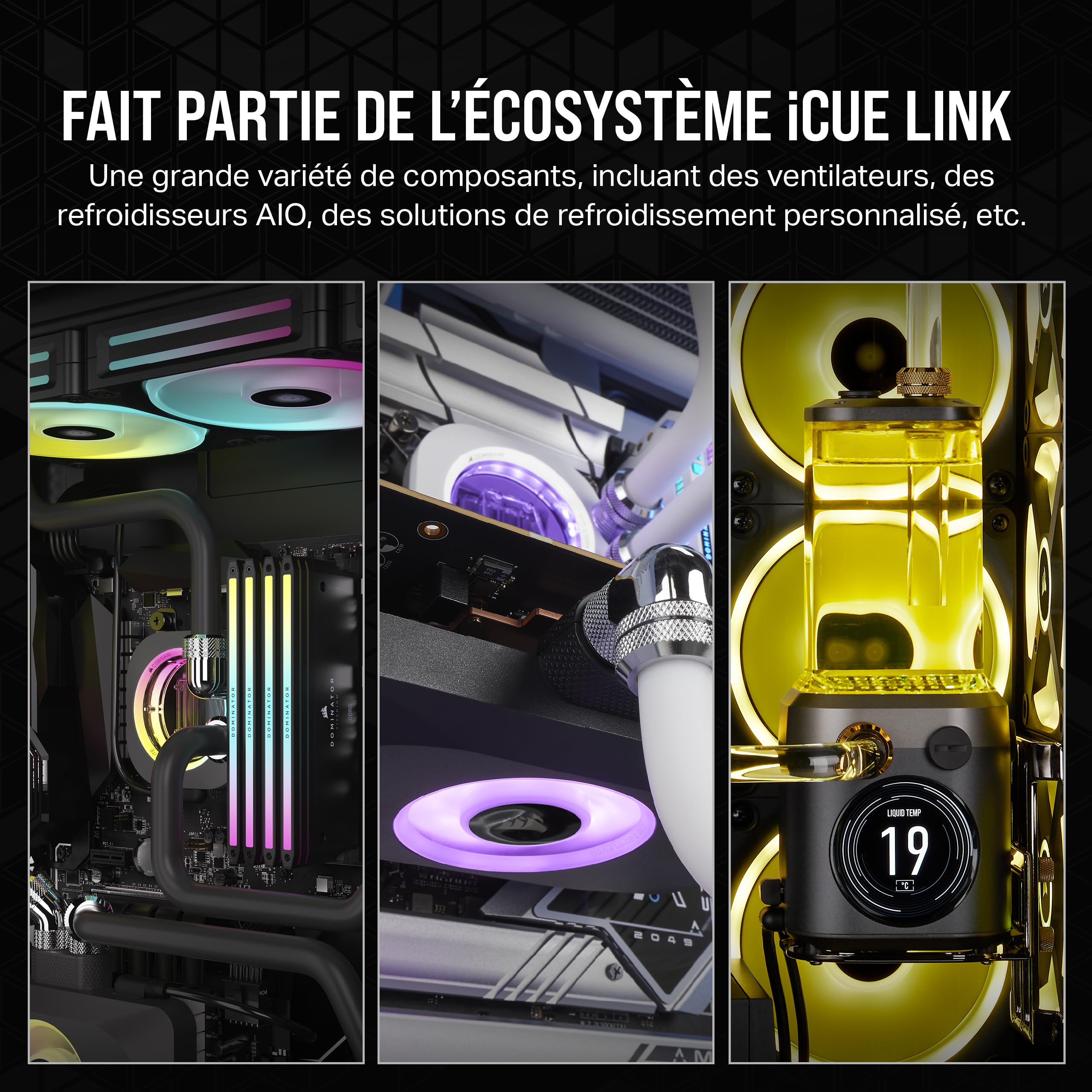corsair-icue-link-xc7-rgb-elite-waterblock-cpu-lga-1700-am5-gris image 8