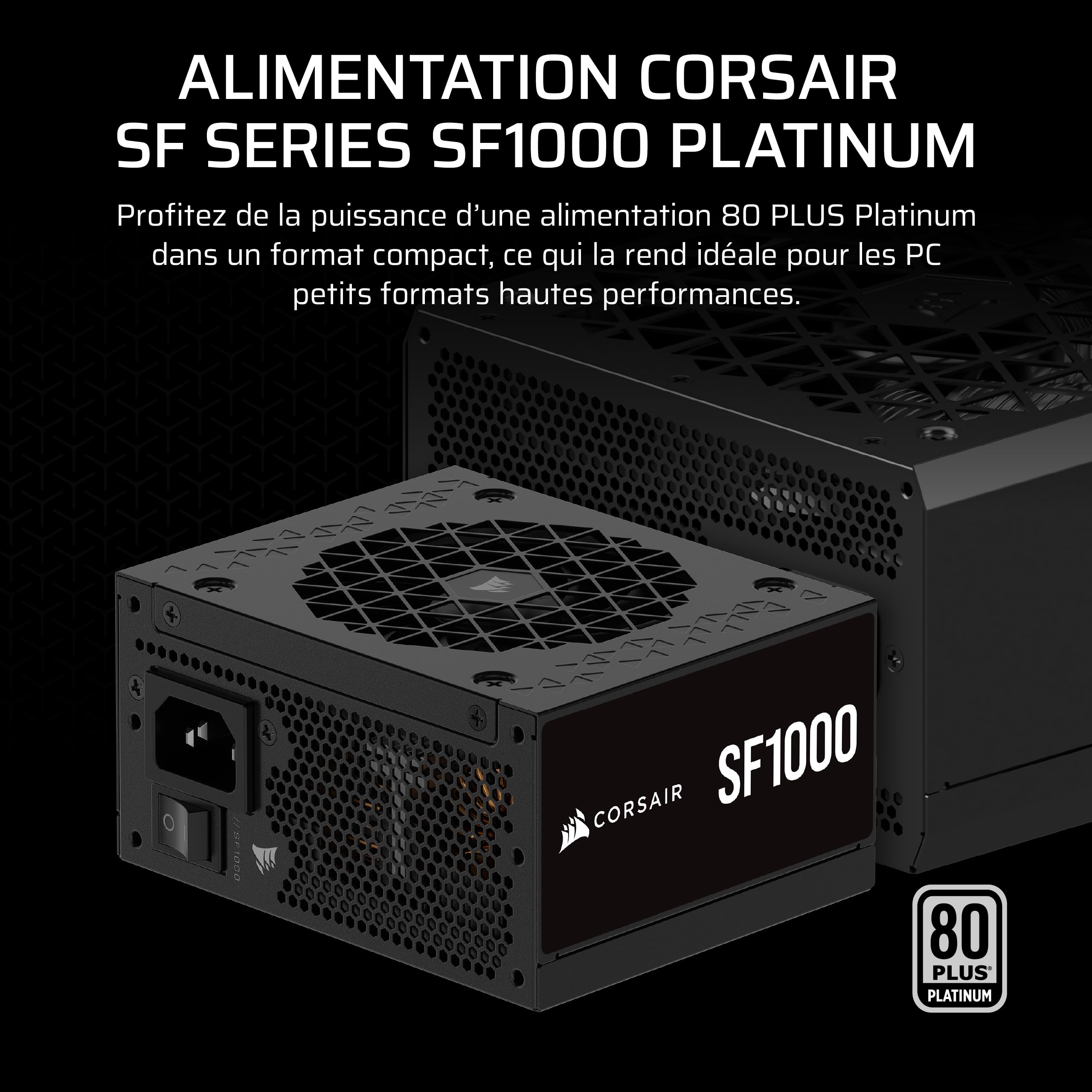 corsair-sf1000-2024-alimentation-sfx-1000w-80-plus-platinum-atx-3-1-noire image 2