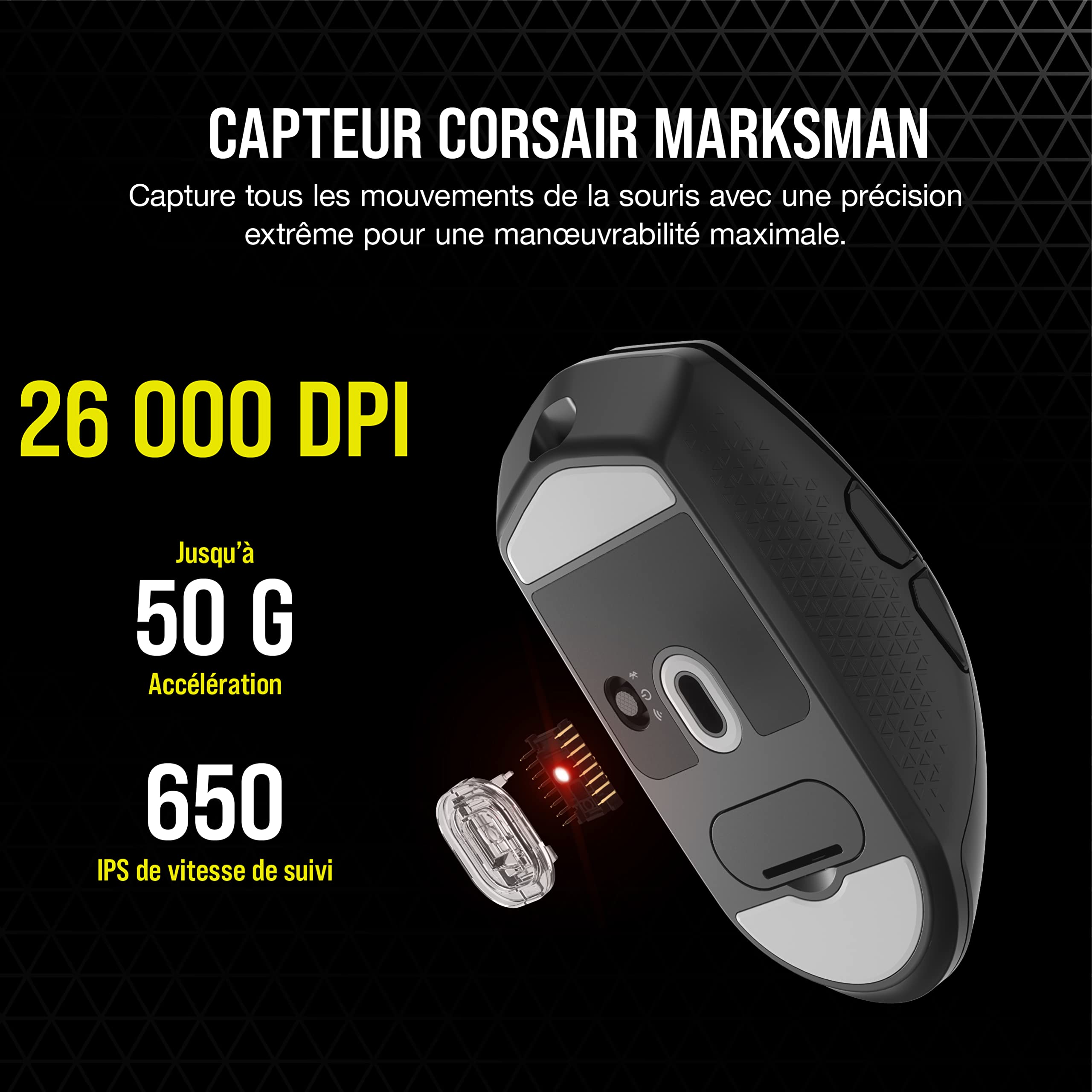 corsair-katar-elite-wireless-souris-gaming-fps-ultra-l-g-re-noir image 6
