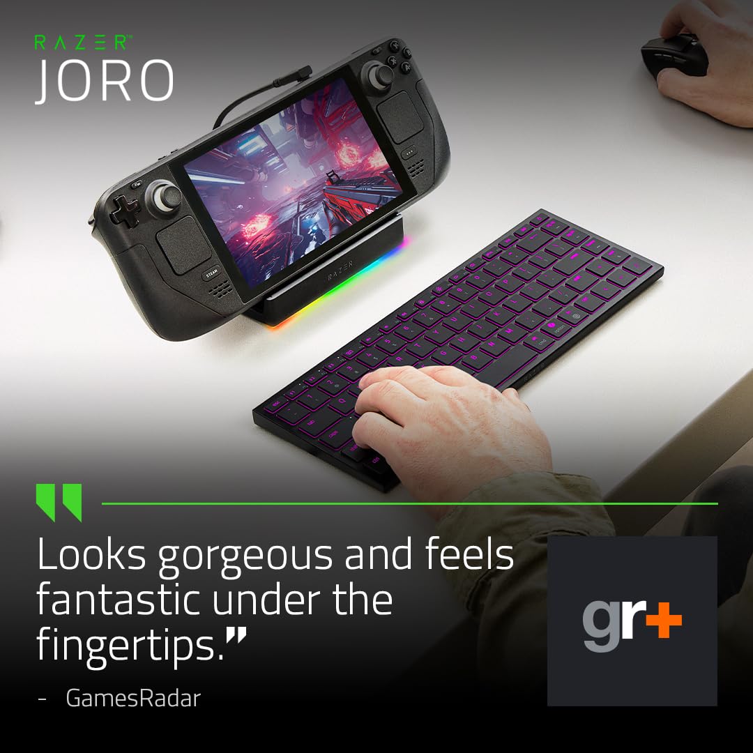 razer-joro-clavier-portable-sans-fil-r-tro-clair-compact-qwerty-us-noir image 2