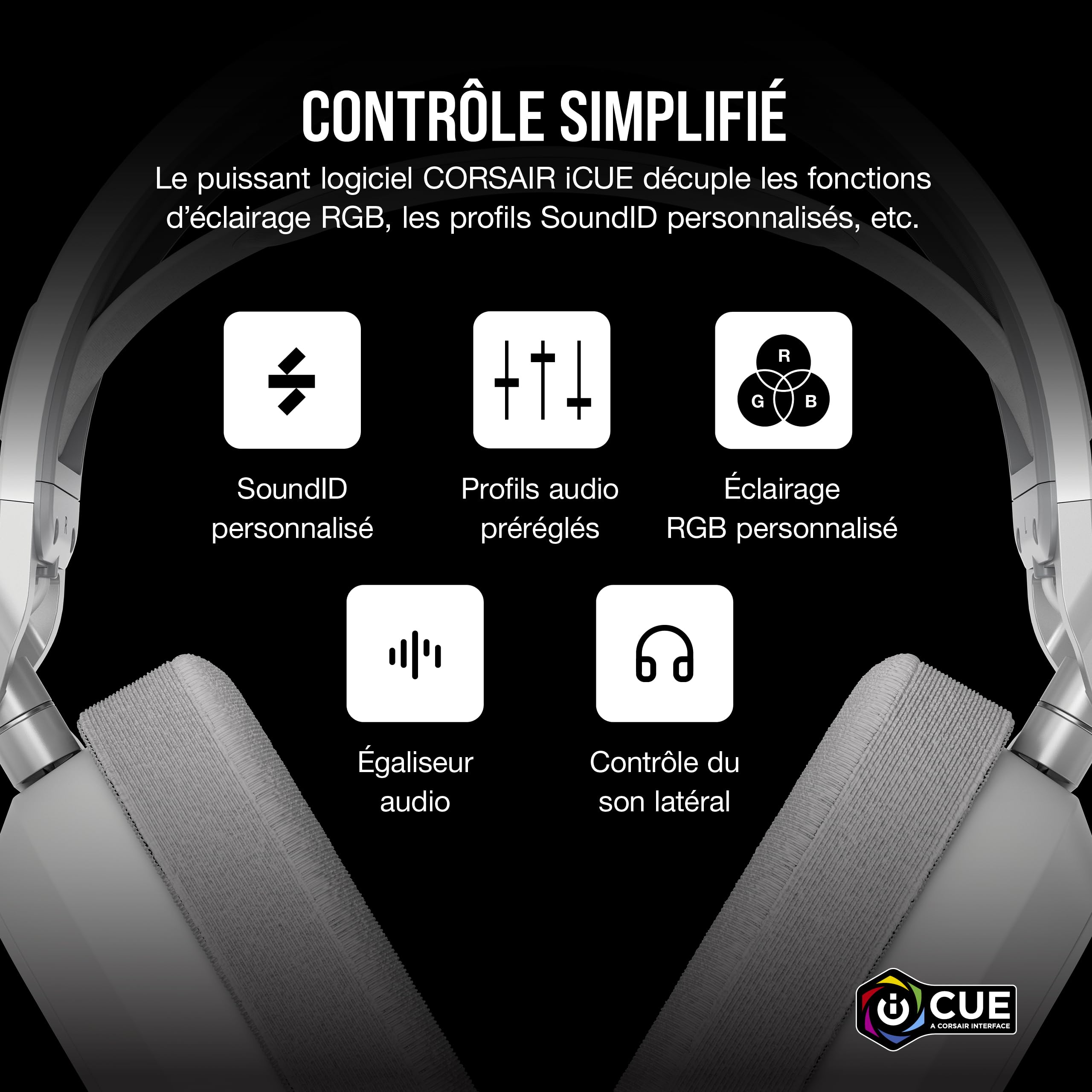 corsair-hs80-max-wireless-casque-gaming-bluetooth-dolby-atmos-blanc image 7