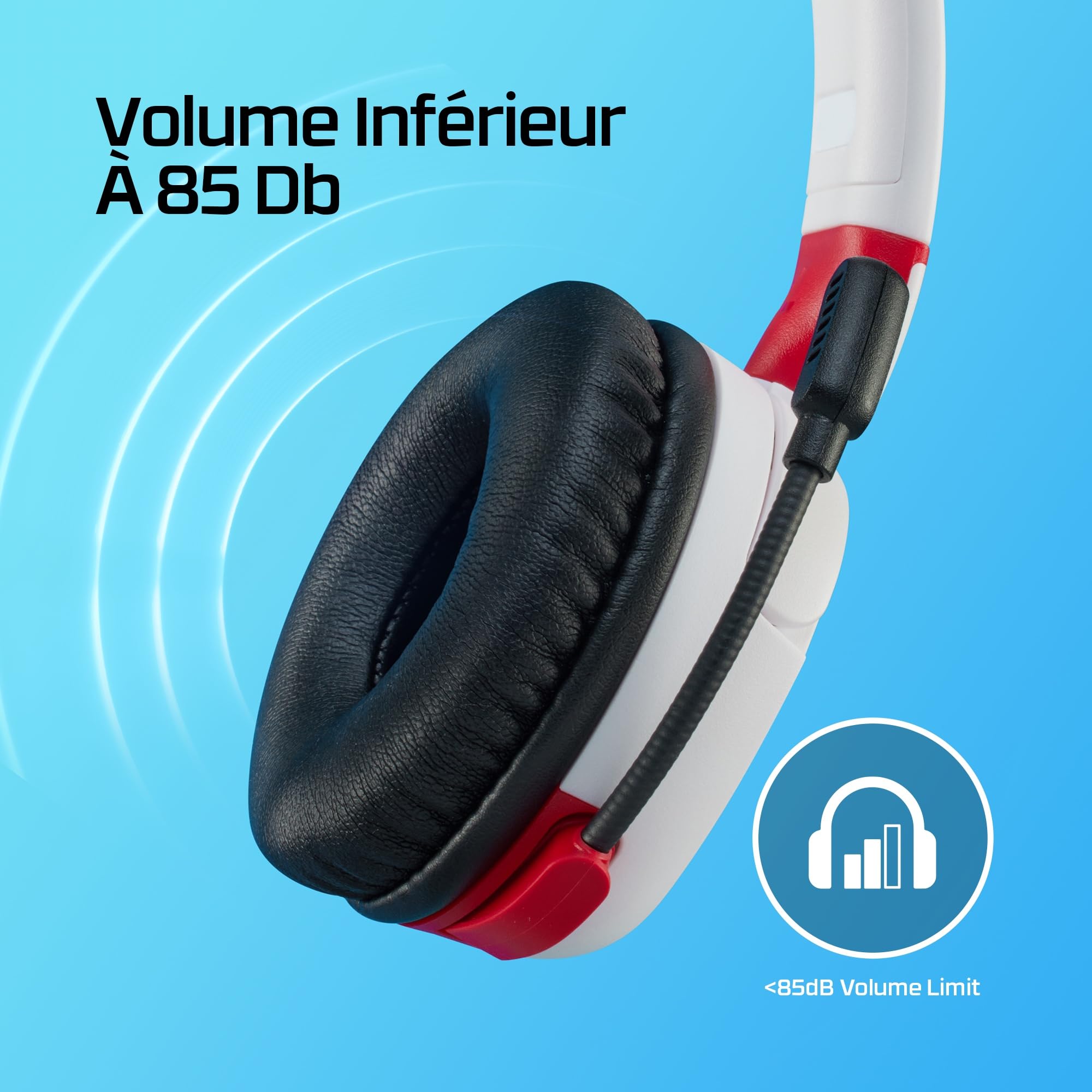 hyperx-cloud-mini-wireless-casque-gaming-enfant-8-12-ans-blanc image 3