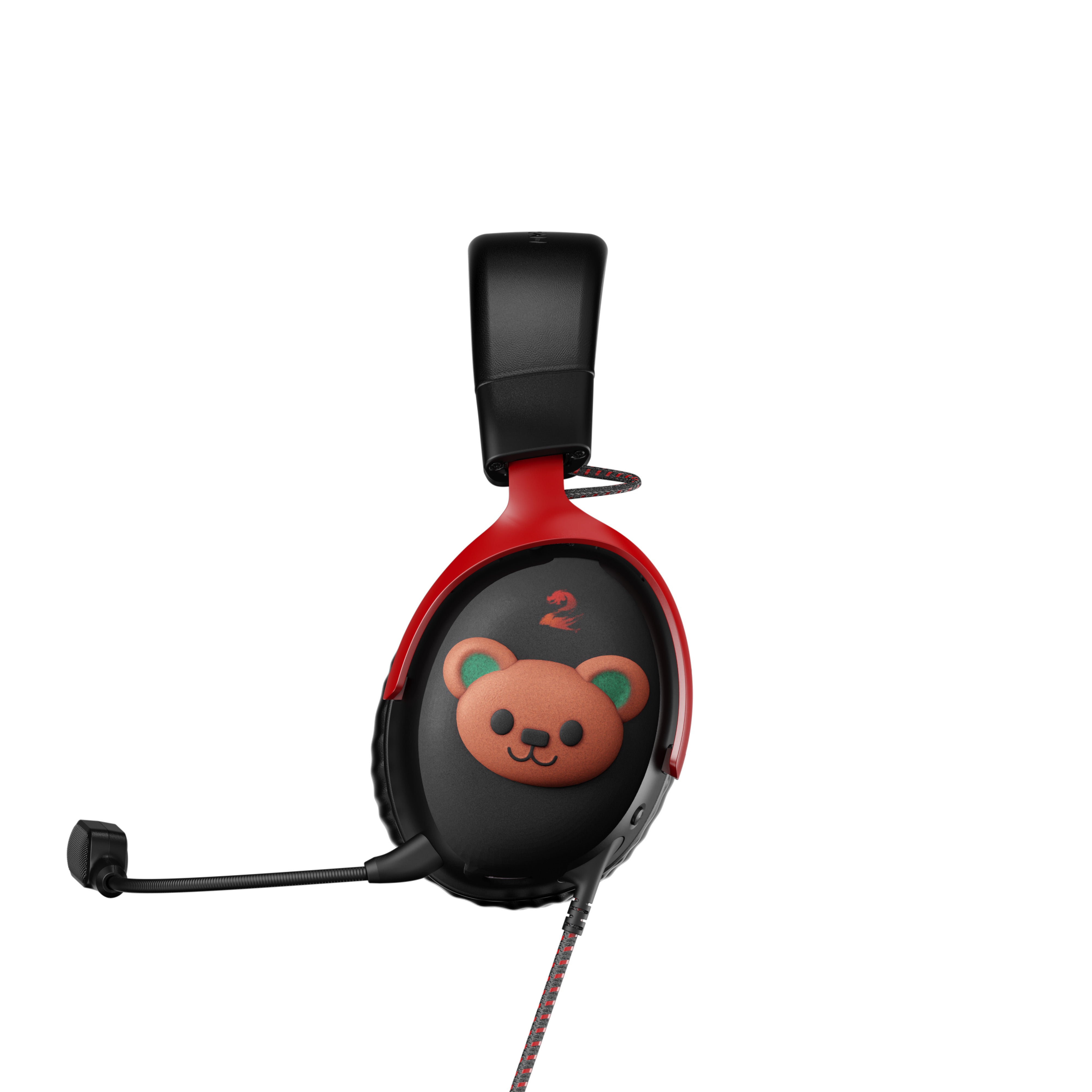 hyperx-3d-x-guild-wars-2-plaques-ours-en-peluche-pour-casque-gaming image 2