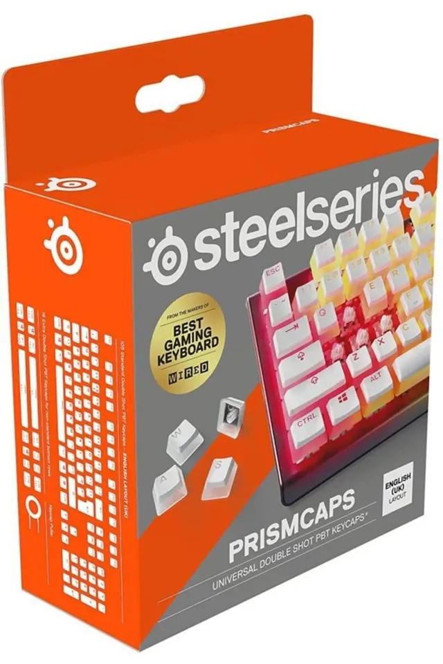 steelseries-prismcaps-touches-de-clavier-m-canique-pbt-double-shot-pudding-blanc image 1