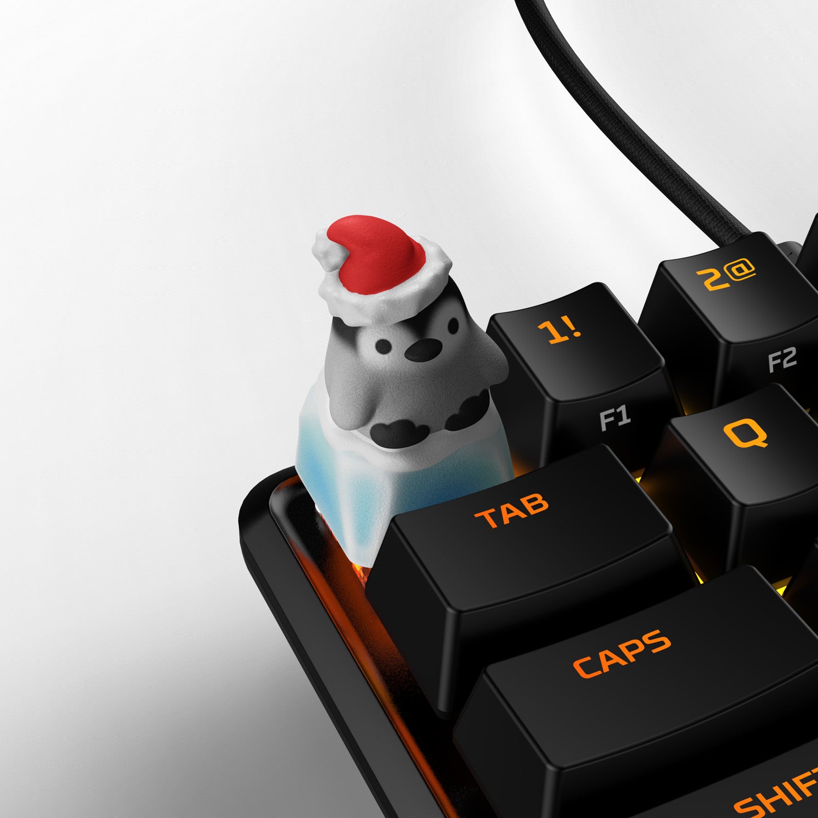hyperx-hx3d-keycap-penguin-touche-3d-holiday-collection image 1