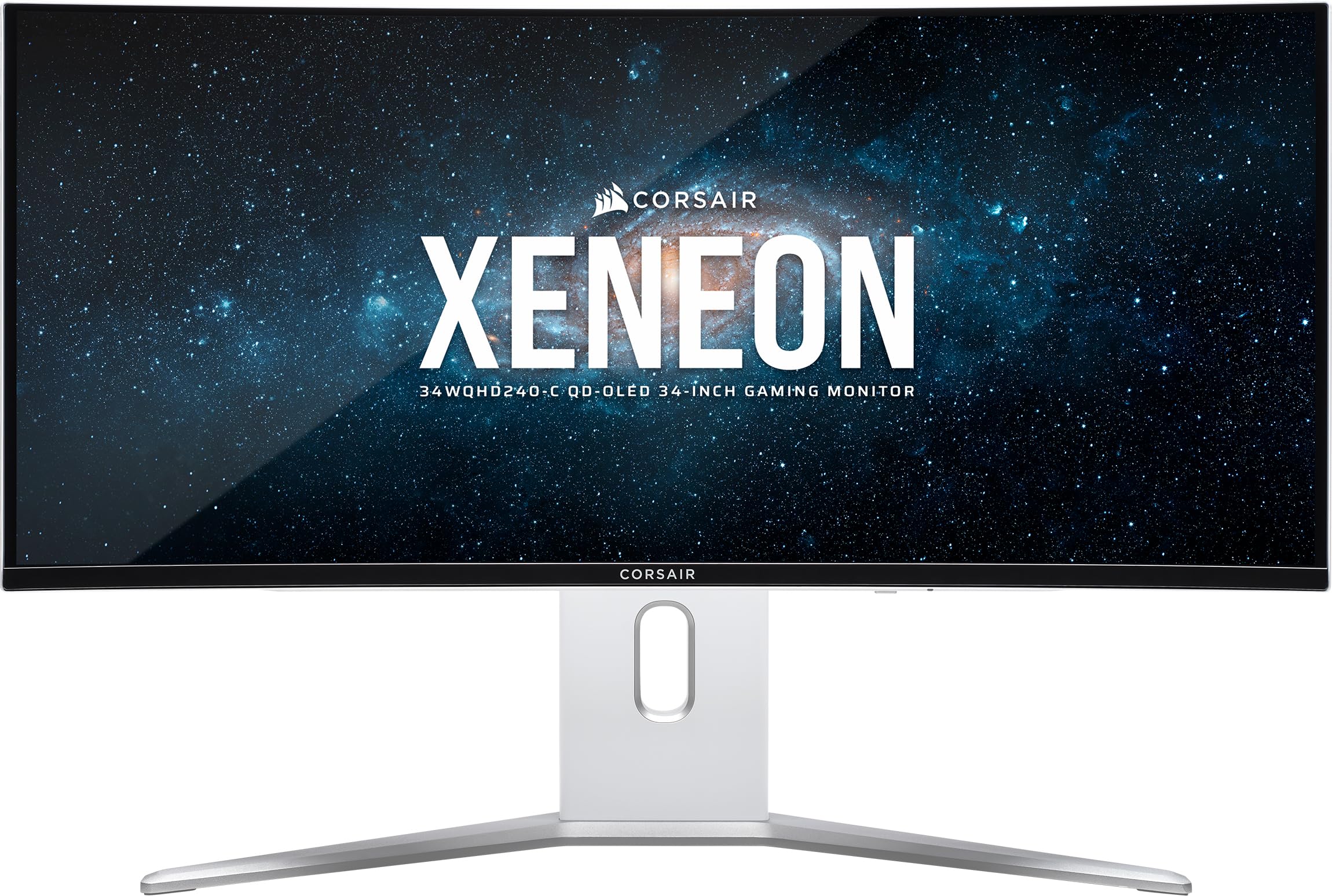 corsair-xeneon-34wqhd240-c-34-pouces-qd-oled-cran-gaming-incurv-240hz-blanc image 1