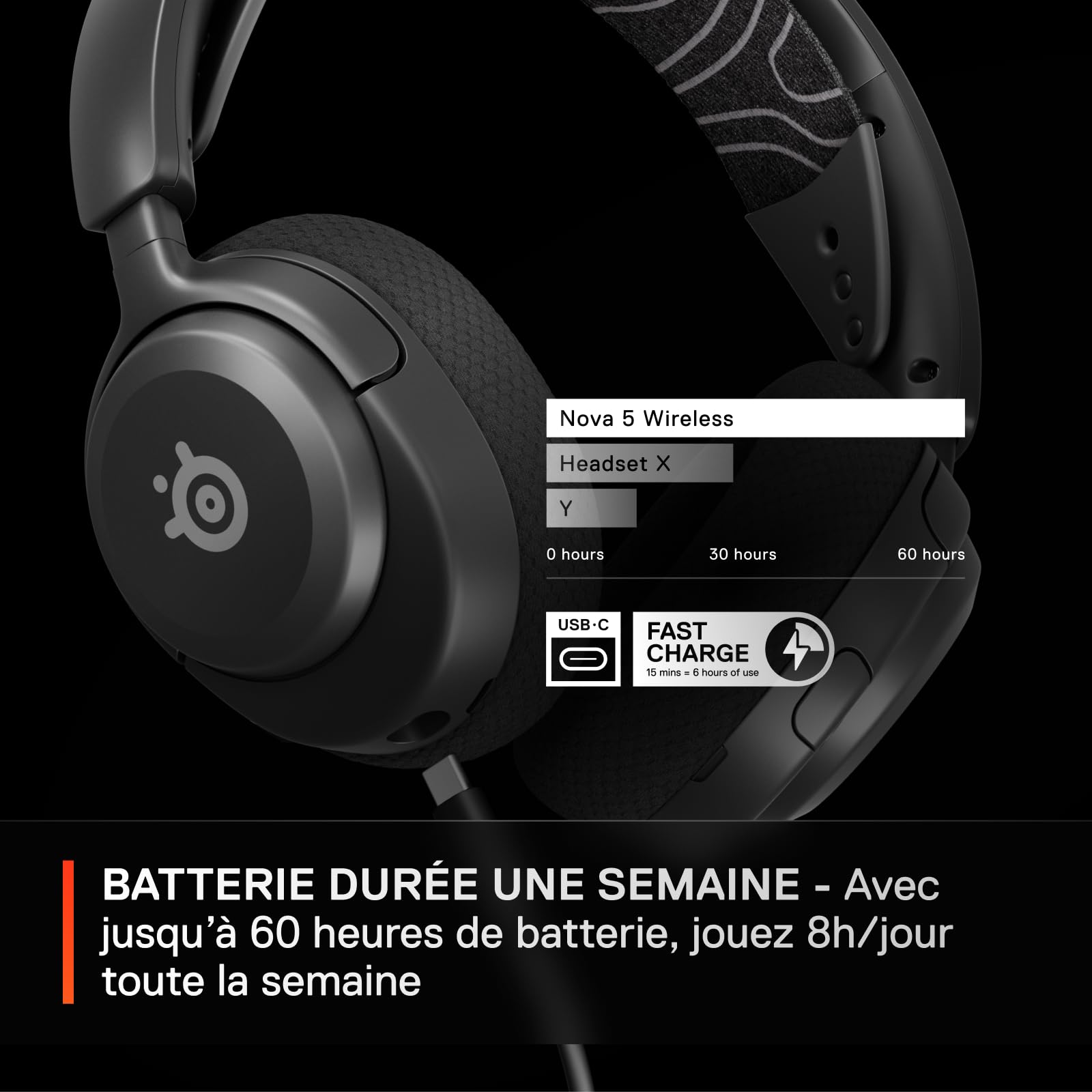 steelseries-arctis-nova-5-casque-gaming-sans-fil-2-4ghz-bluetooth-60h-100-profil image 4