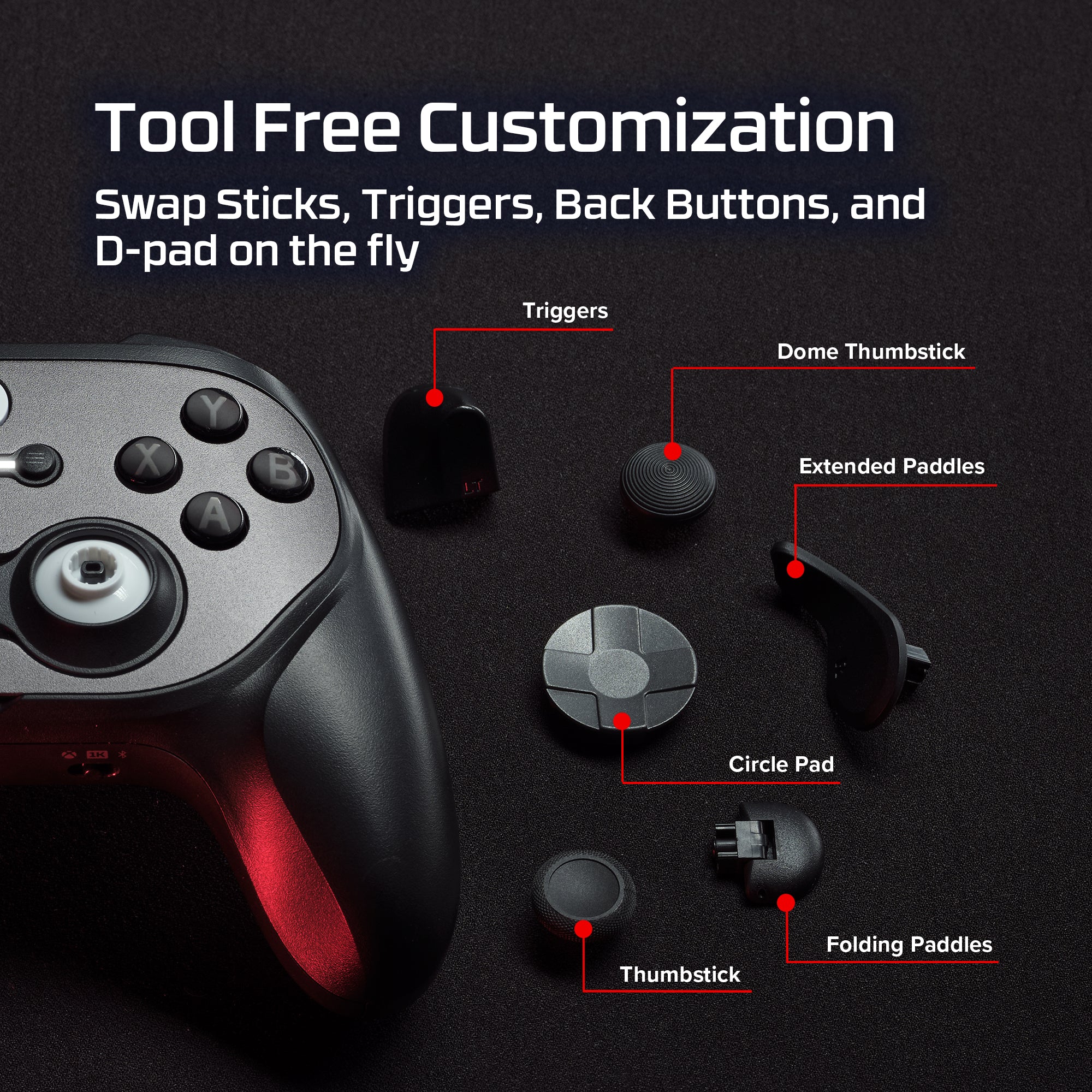 hyperx-clutch-talon-manette-gaming-sans-fil-xbox-hall-effect image 4