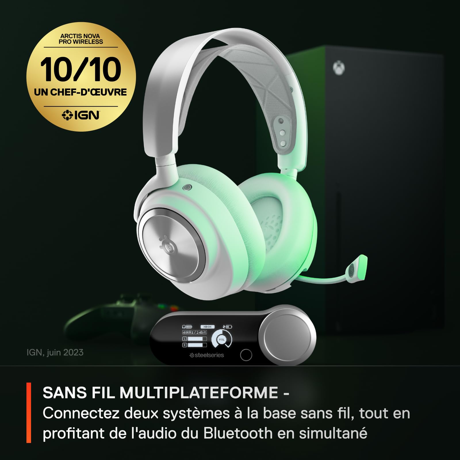 steelseries-arctis-nova-pro-wireless-xbox-casque-gaming-blanc-anc image 4