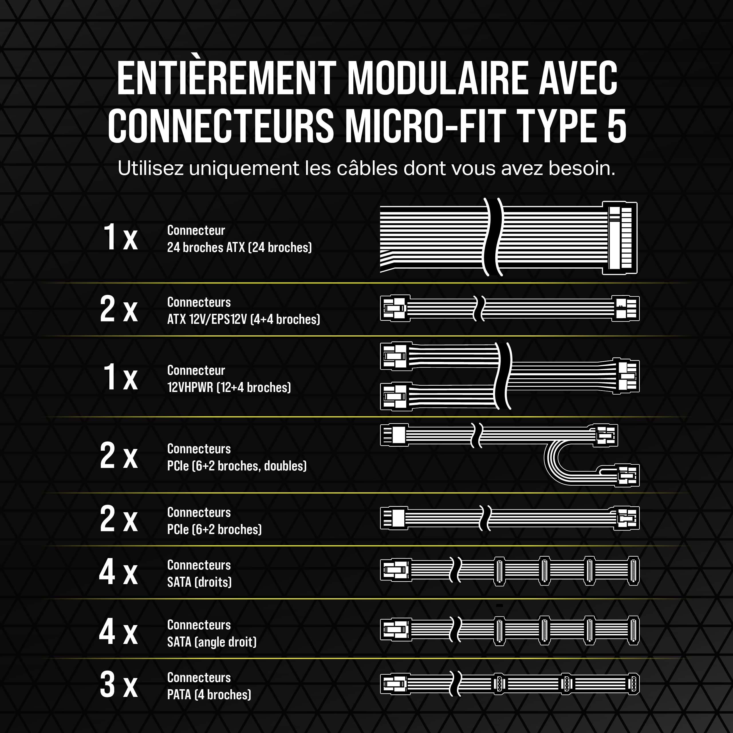 corsair-sf850l-alimentation-sfx-l-850w-80-plus-gold-atx-3-1-pcie-5-1-noire image 5