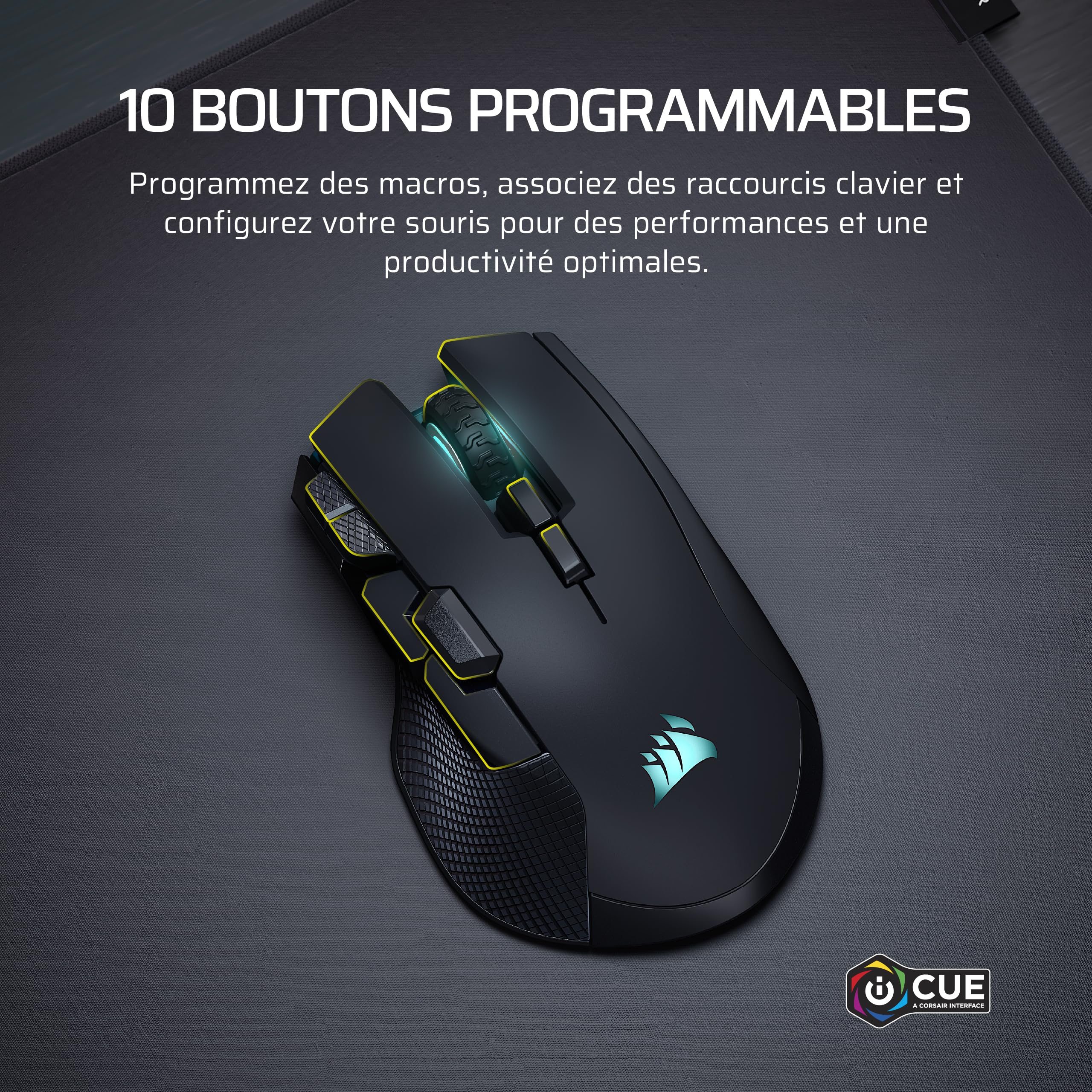 corsair-ironclaw-wireless-se-2026-souris-gaming-noir-26000-dpi-ergonomique image 4