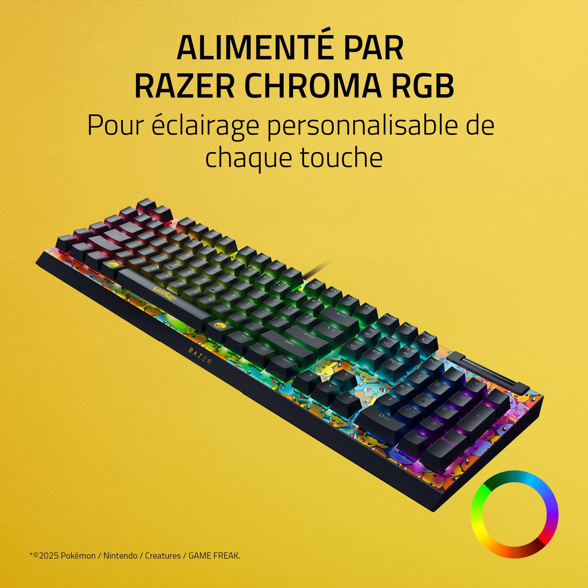 razer-blackwidow-v4-x-pok-mon-edition-clavier-m-canique-gaming-rgb-switches-gree image 5