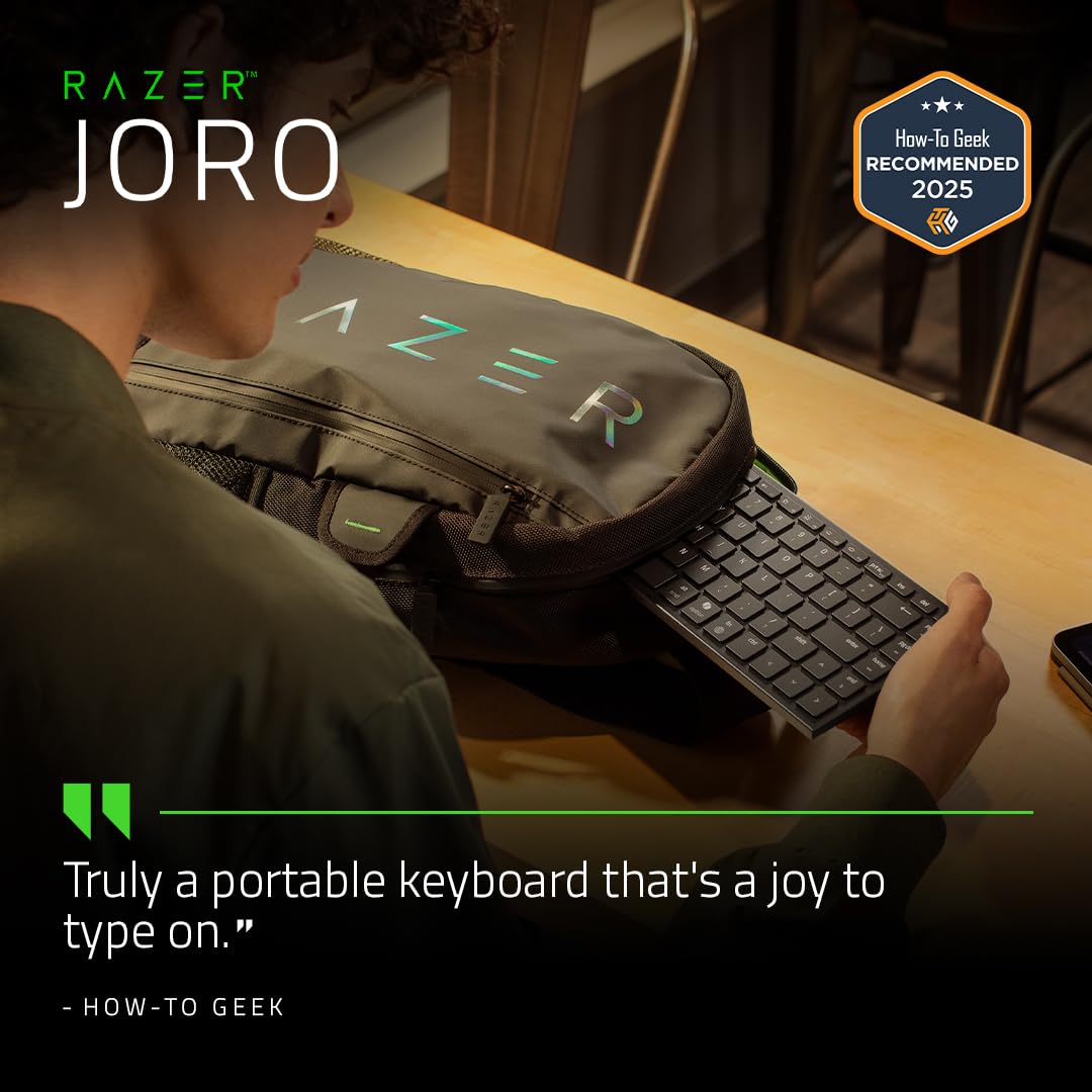 razer-joro-clavier-portable-sans-fil-r-tro-clair-compact-qwerty-us-noir image 3