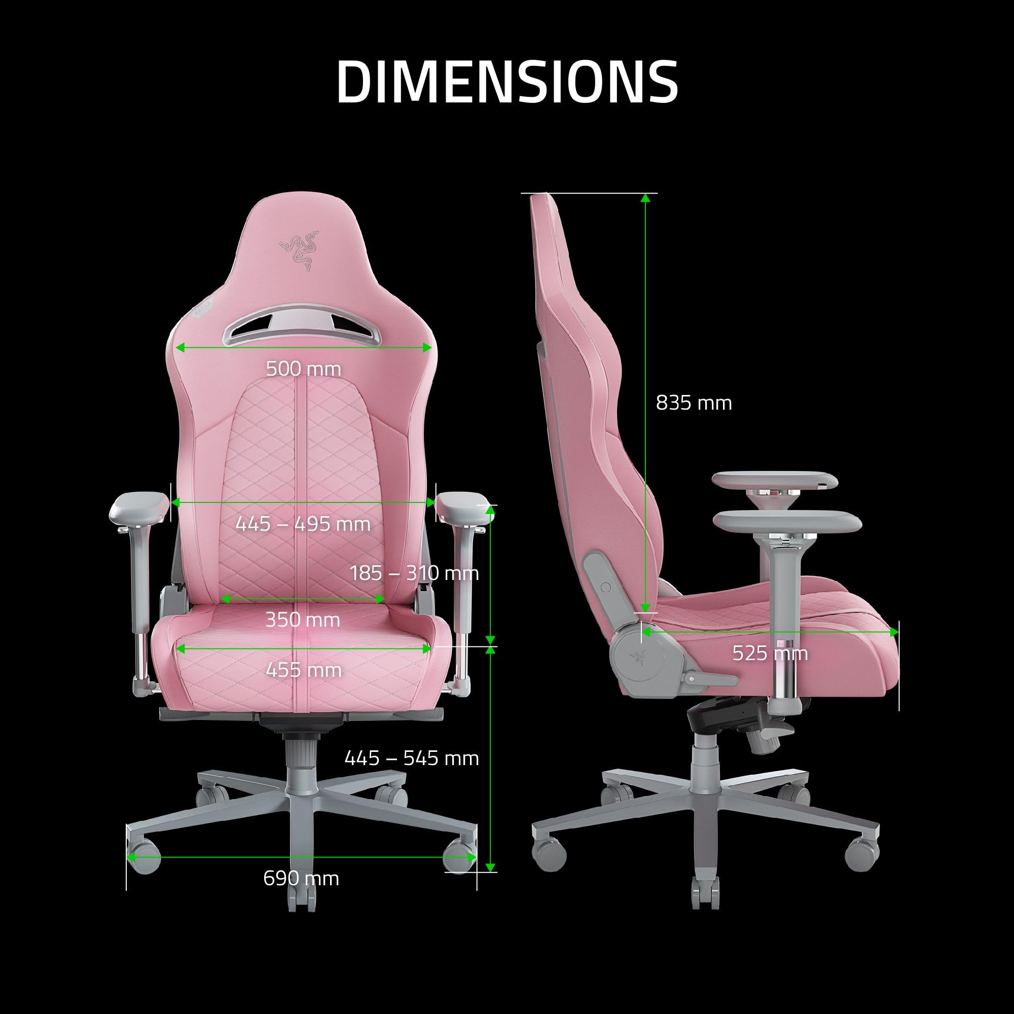razer-enki-quartz-chaise-gaming-avec-support-lombaire-int-gr image 3