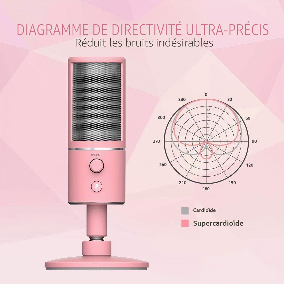 razer-seiren-x-microphone-usb-streaming-supercardio-de-support-antichoc-quartz image 2