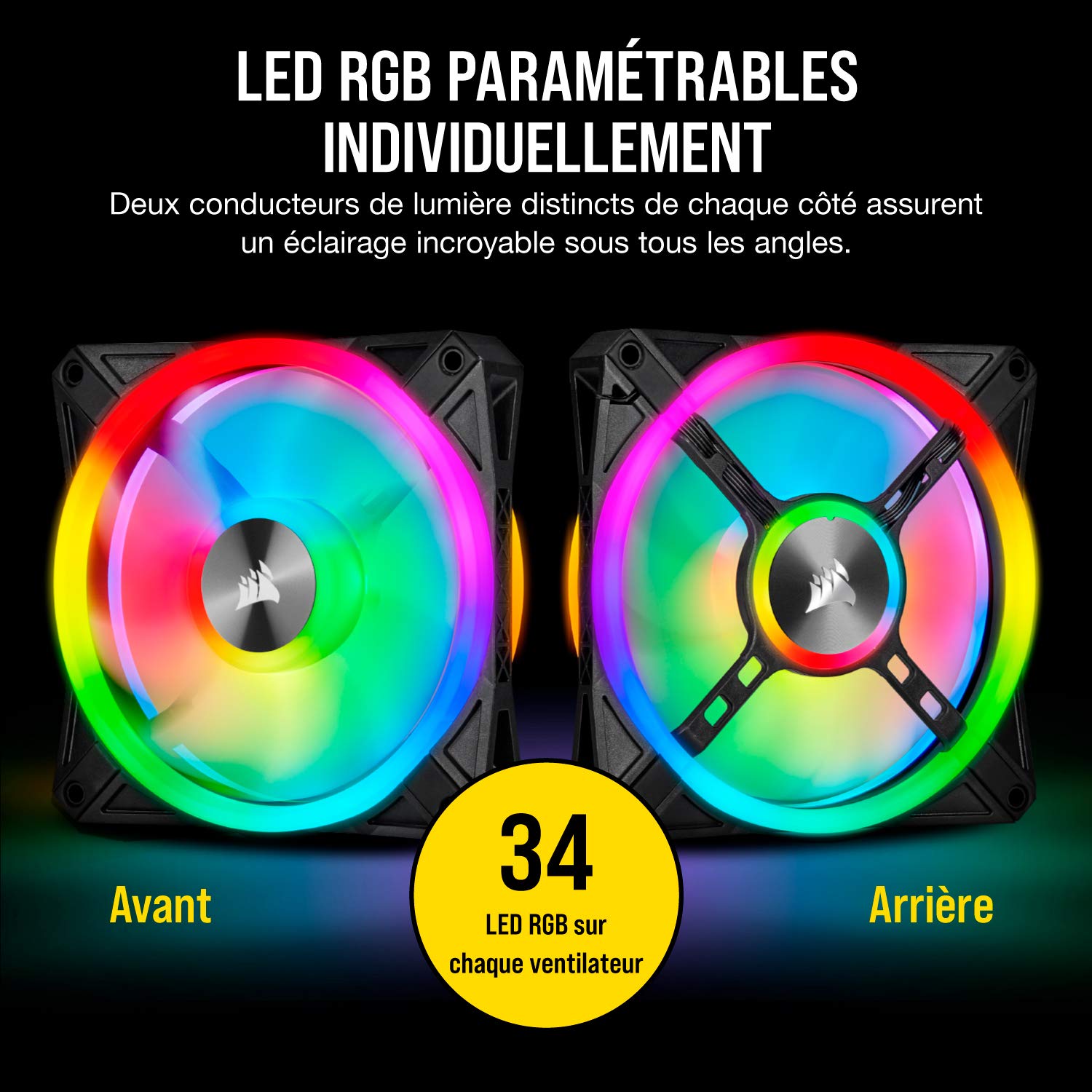 corsair-ql-series-ql120-rgb-ventilateur-pc-120-mm-pack-individuel image 5
