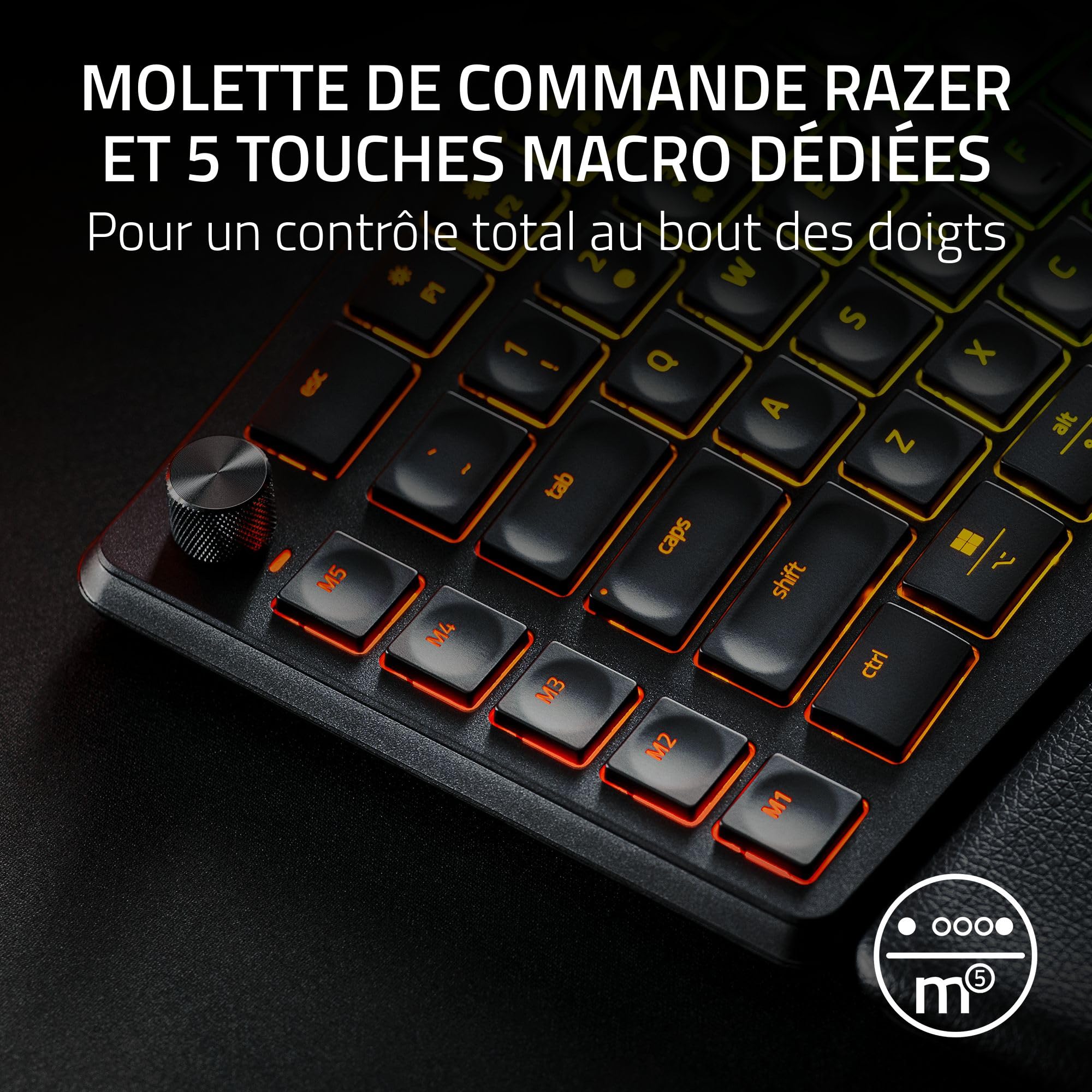 razer-pro-type-ergo-clavier-ergonomique-sans-fil-rgb-noir-qwerty-us image 4