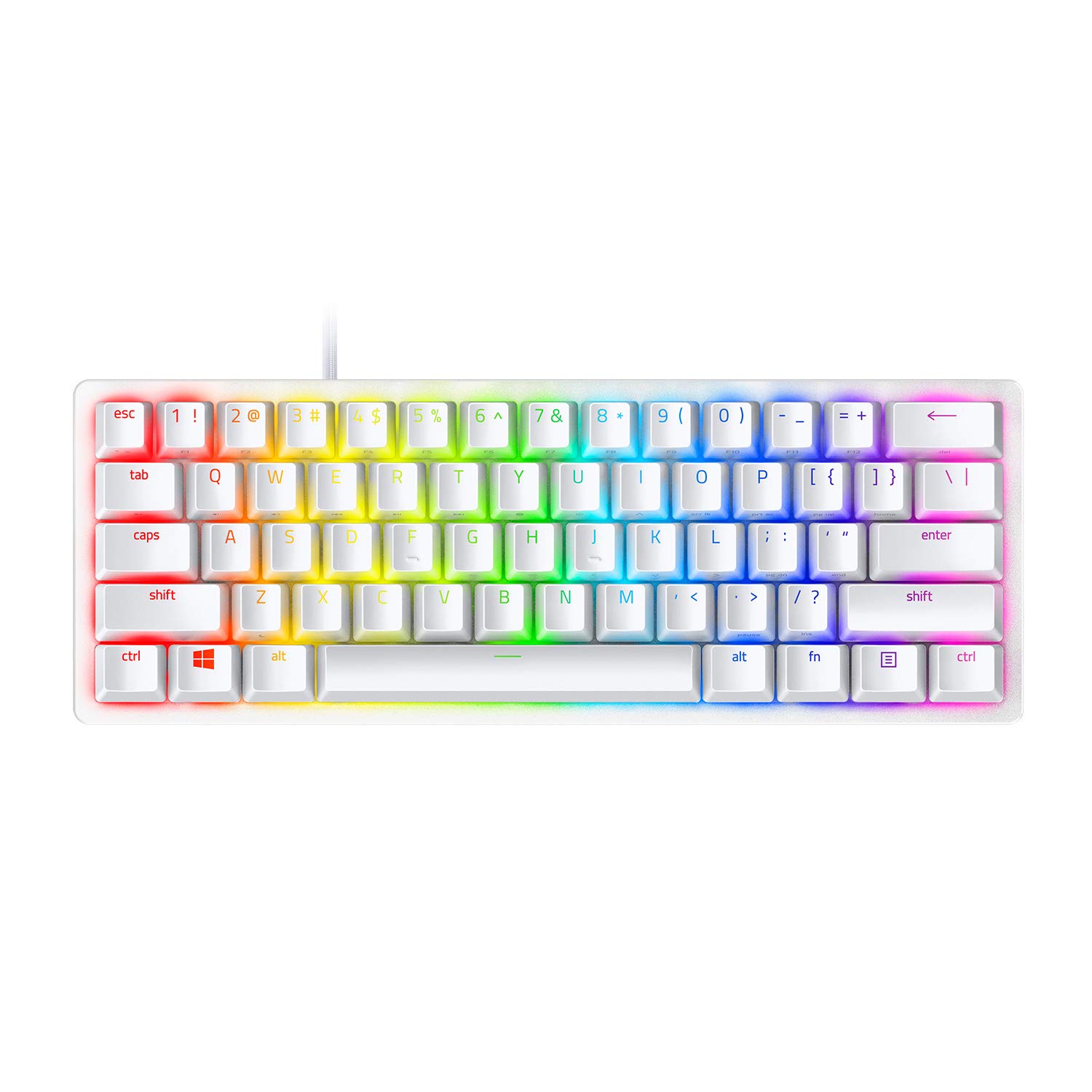 razer-huntsman-mini-blanc-mercury-clavier-gamer-60-opto-m-canique-clicky-switche image 1