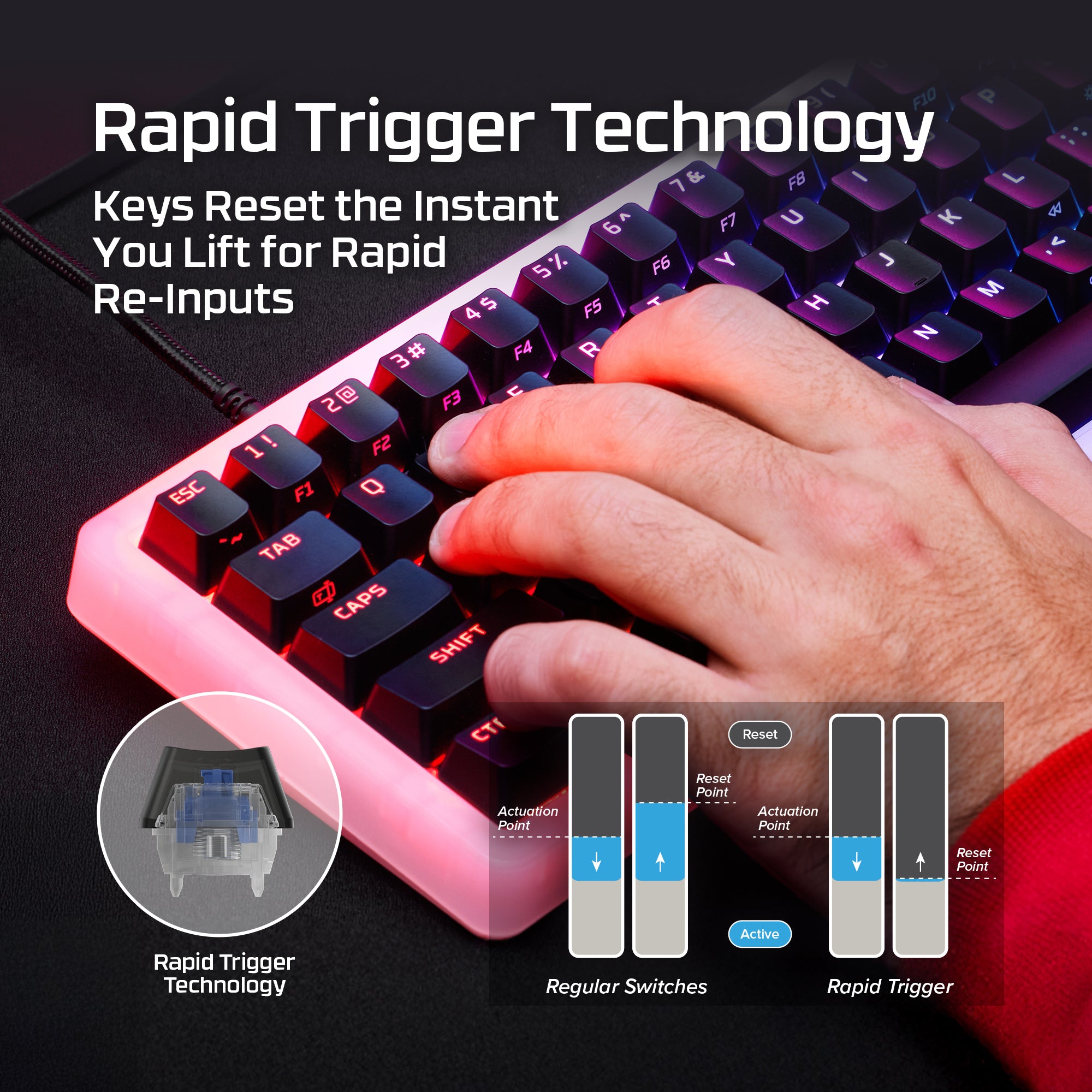 hyperx-origins-2-pro-65-clavier-gaming-magn-tique-65 image 3