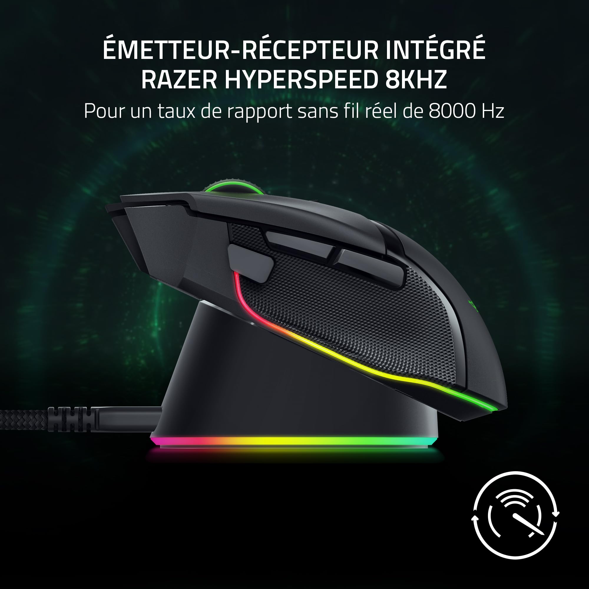 razer-mouse-dock-pro-charging-puck-station-recharge-sans-fil-noire image 3