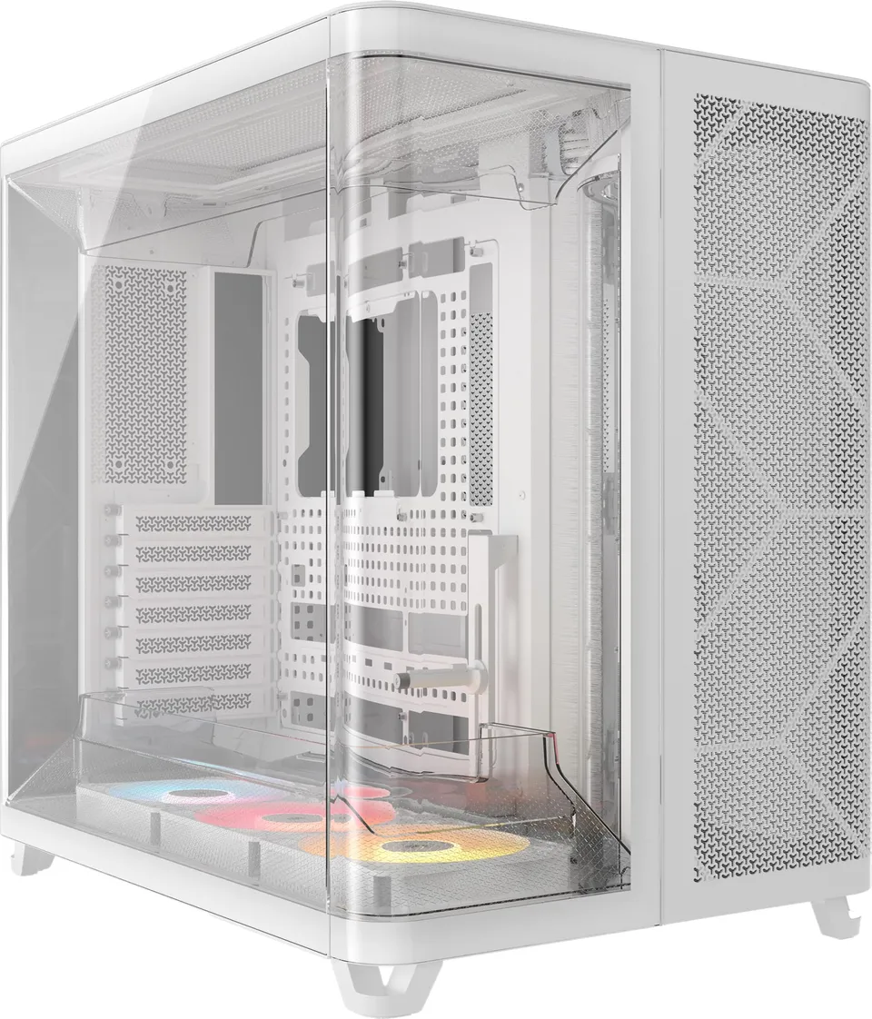 corsair-air-5400-rs-r-argb-bo-tier-pc-triple-chambre-moyen-tour-blanc image 1