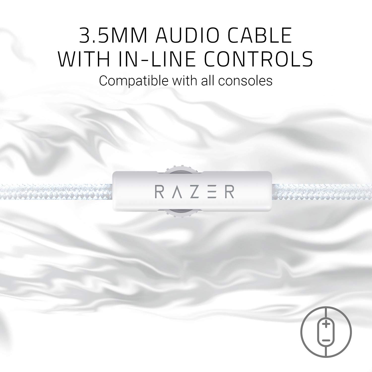 razer-kraken-casque-gaming-filaire-multiplateforme-50-mm-blanc-mercury image 7
