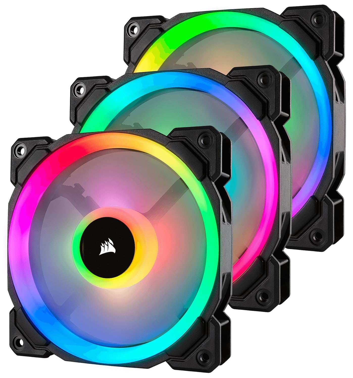 corsair-ll120-triple-pack-ventilateur-pc-120mm-rgb-dual-light-loop-lighting-node image 8