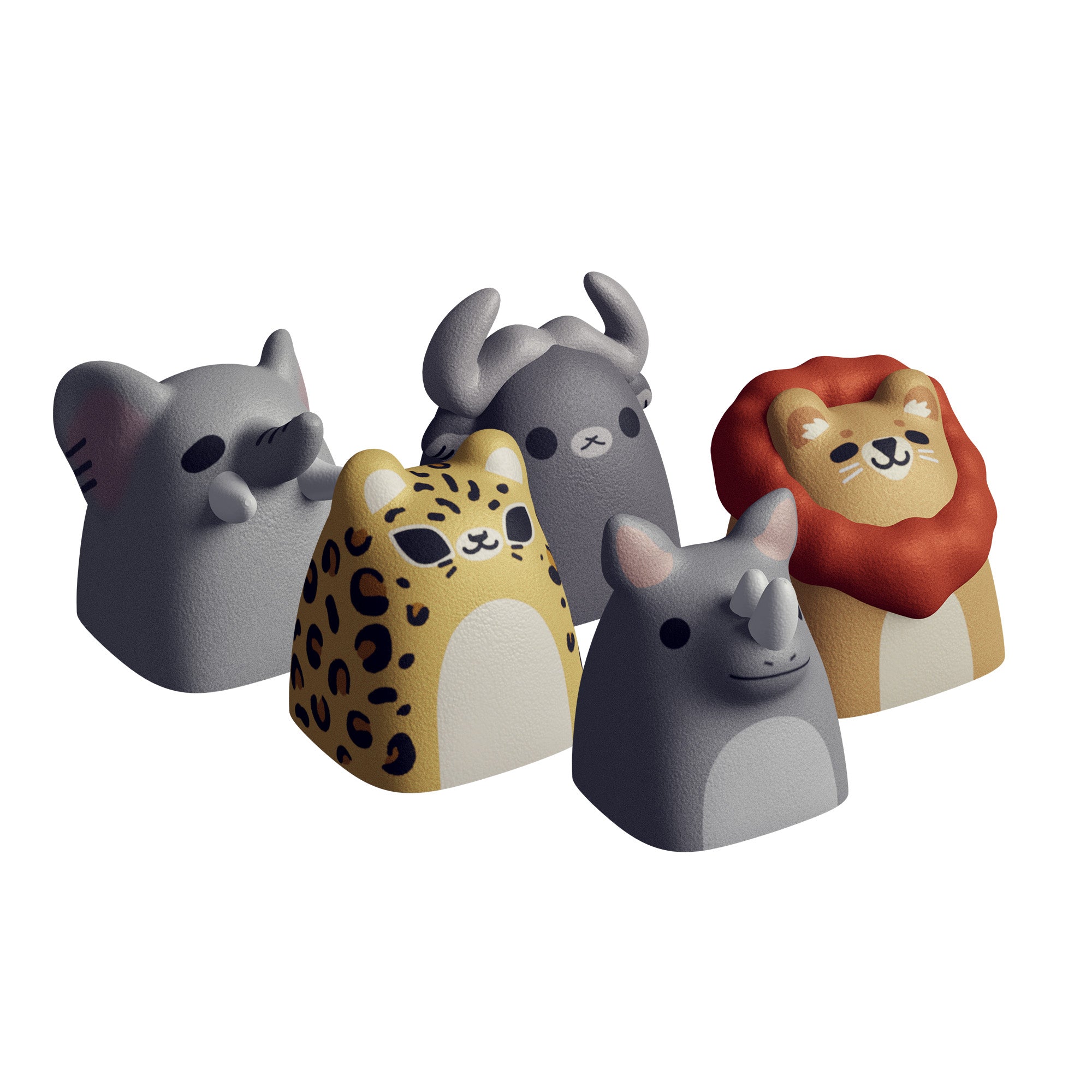 hyperx-hx3d-safari-animals-collection-set-set-keycaps-animaux-gaming image 1