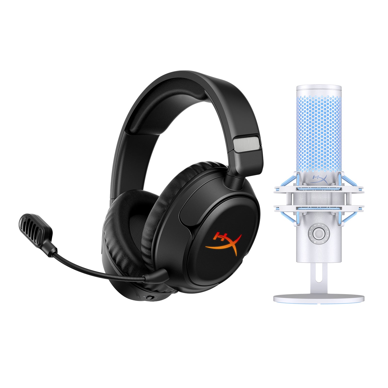 hyperx-bundle-cloud-flight-2-casque-sans-fil-rgb-quadcast-2-micro-usb image 2