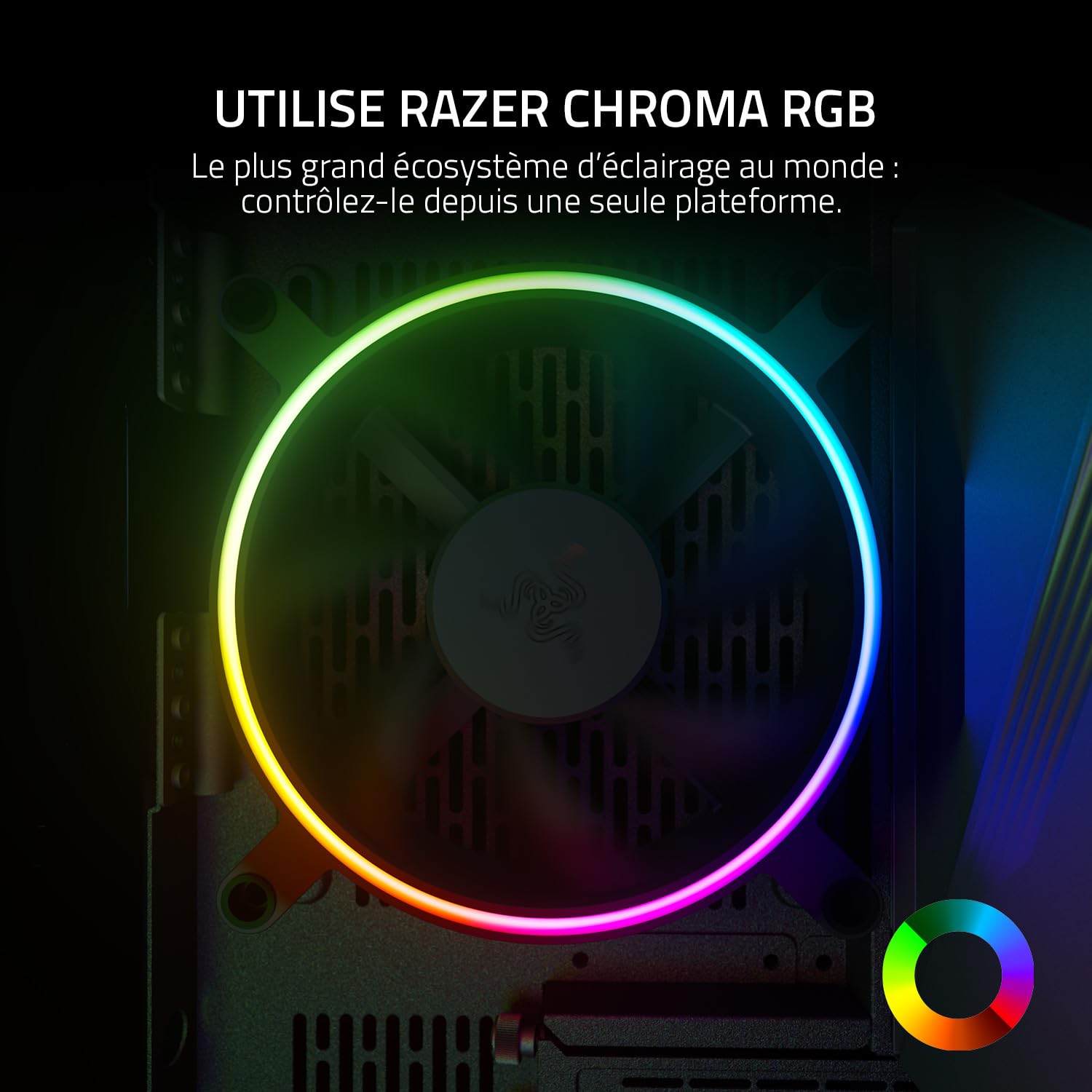 razer-kunai-chroma-120mm-ventilateur-pc-argb-pwm-lot-de-3 image 5