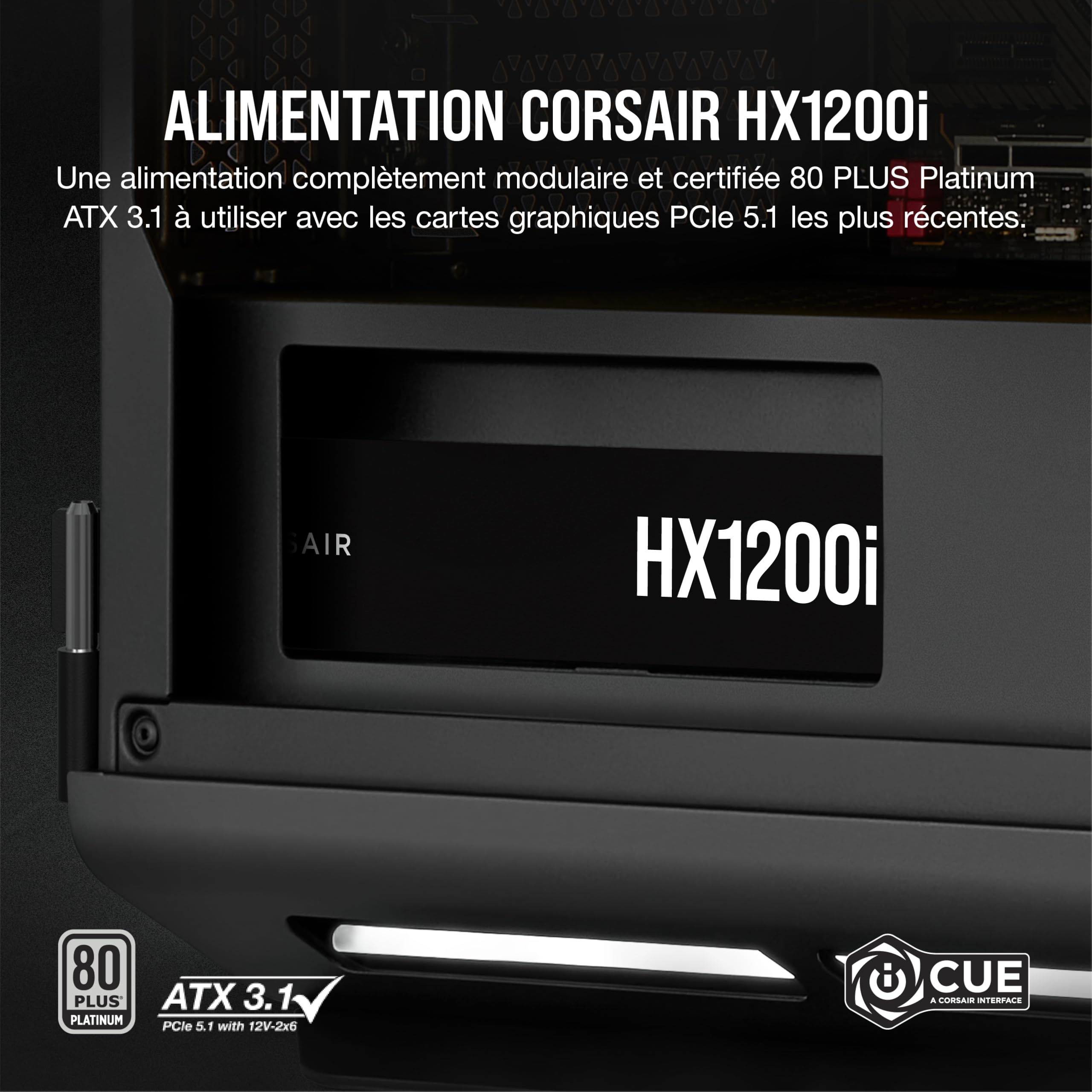 corsair-hx1200i-alimentation-pc-atx-1200w-80-plus-platinum-modulaire image 2