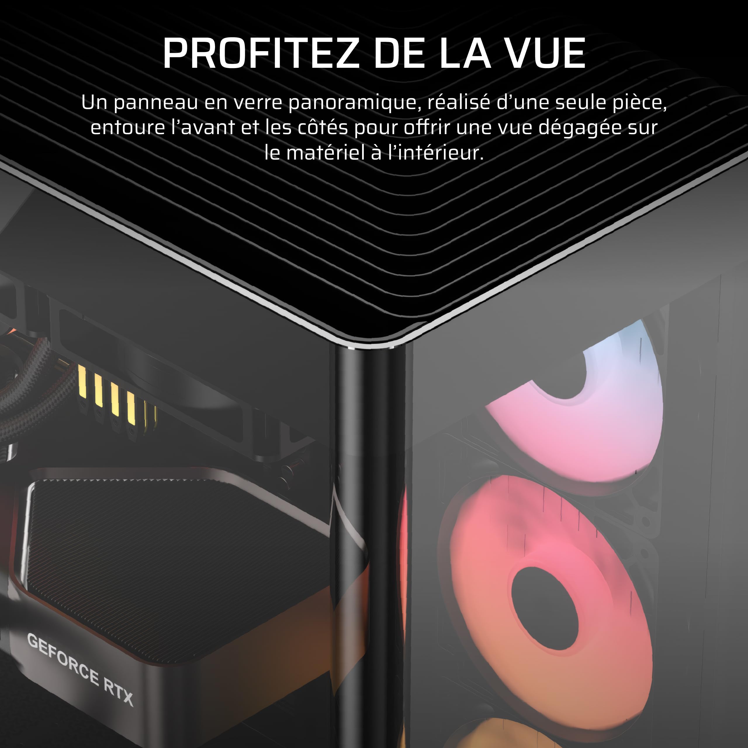 corsair-frame-4500x-rs-r-argb-bo-tier-pc-moyen-tour-verre-panoramique-noir image 3