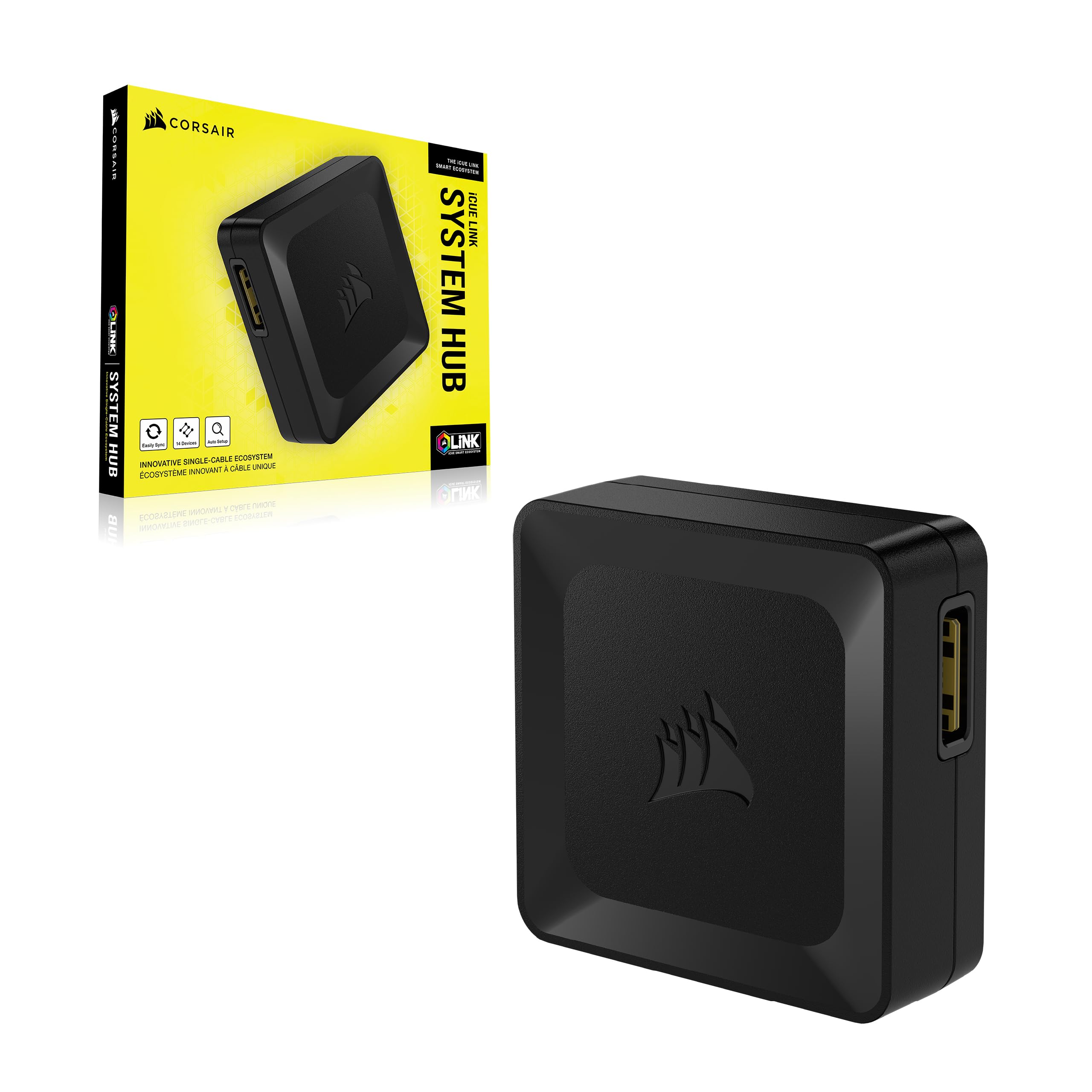 corsair-icue-link-hub-de-syst-me-14-appareils-noir image 8