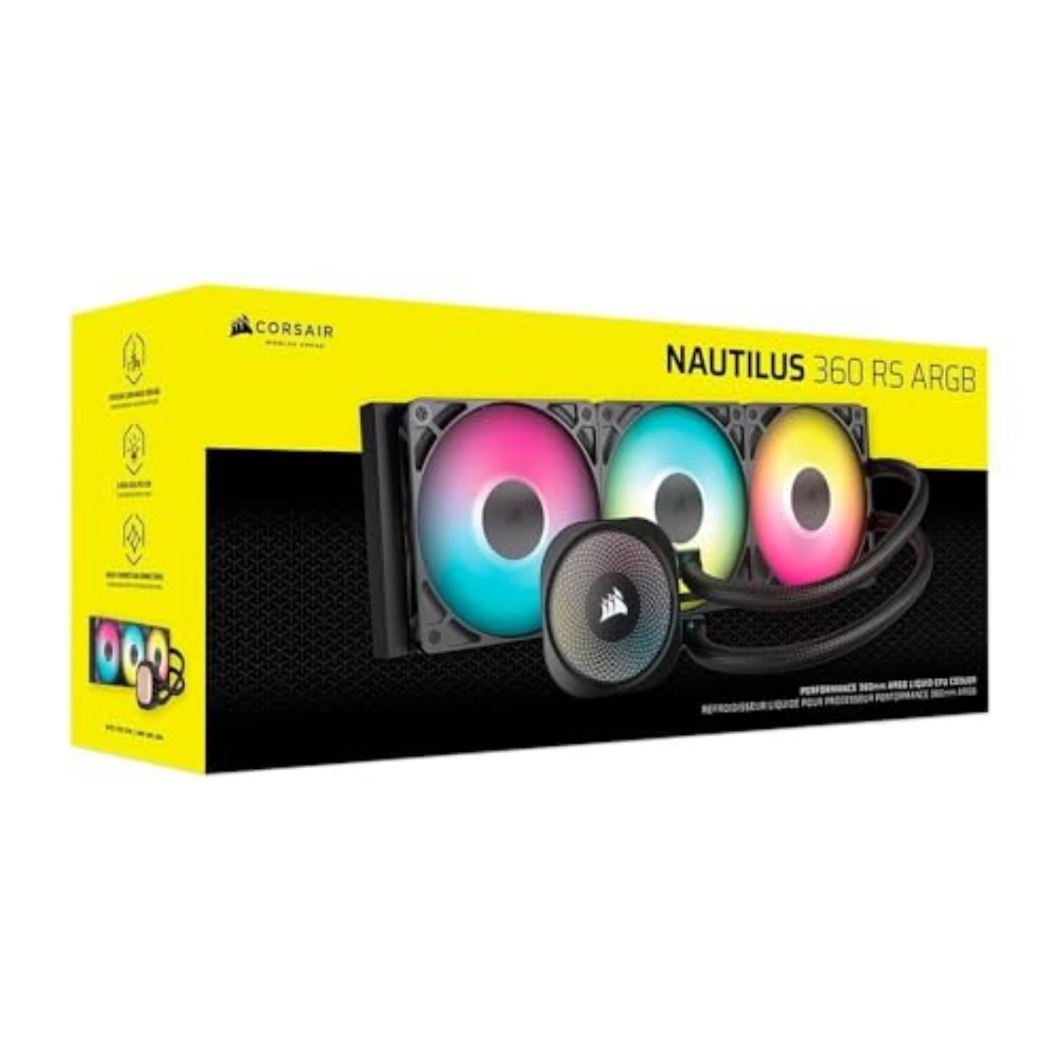 corsair-nautilus-360-rs-argb-refroidisseur-liquide-cpu-360mm-noir image 6