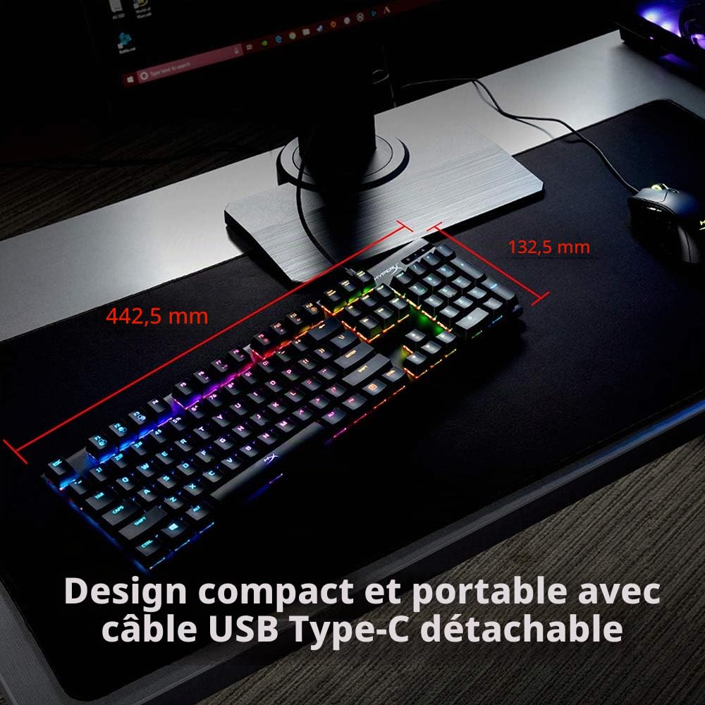 hyperx-alloy-origins-clavier-gaming-m-canique-rgb-switches-hyperx-red-us-qwerty image 4