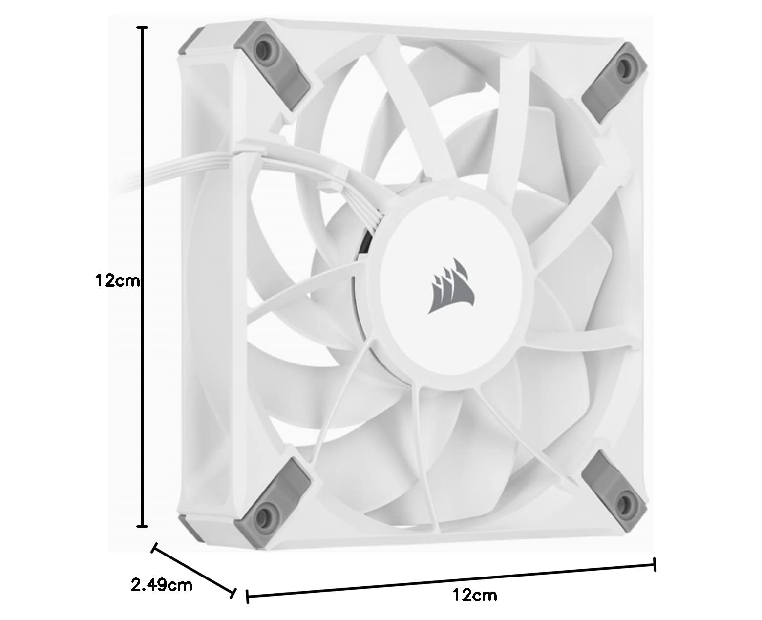 corsair-icue-af120-rgb-elite-kit-de-3-ventilateurs-120mm-pwm-noir image 8