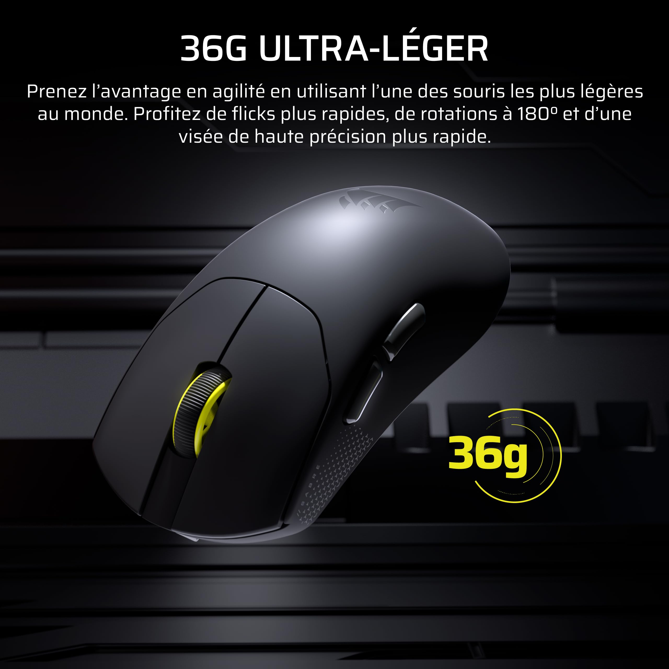corsair-sabre-v2-pro-ultralight-wireless-souris-gaming-33-000-dpi-noir image 4