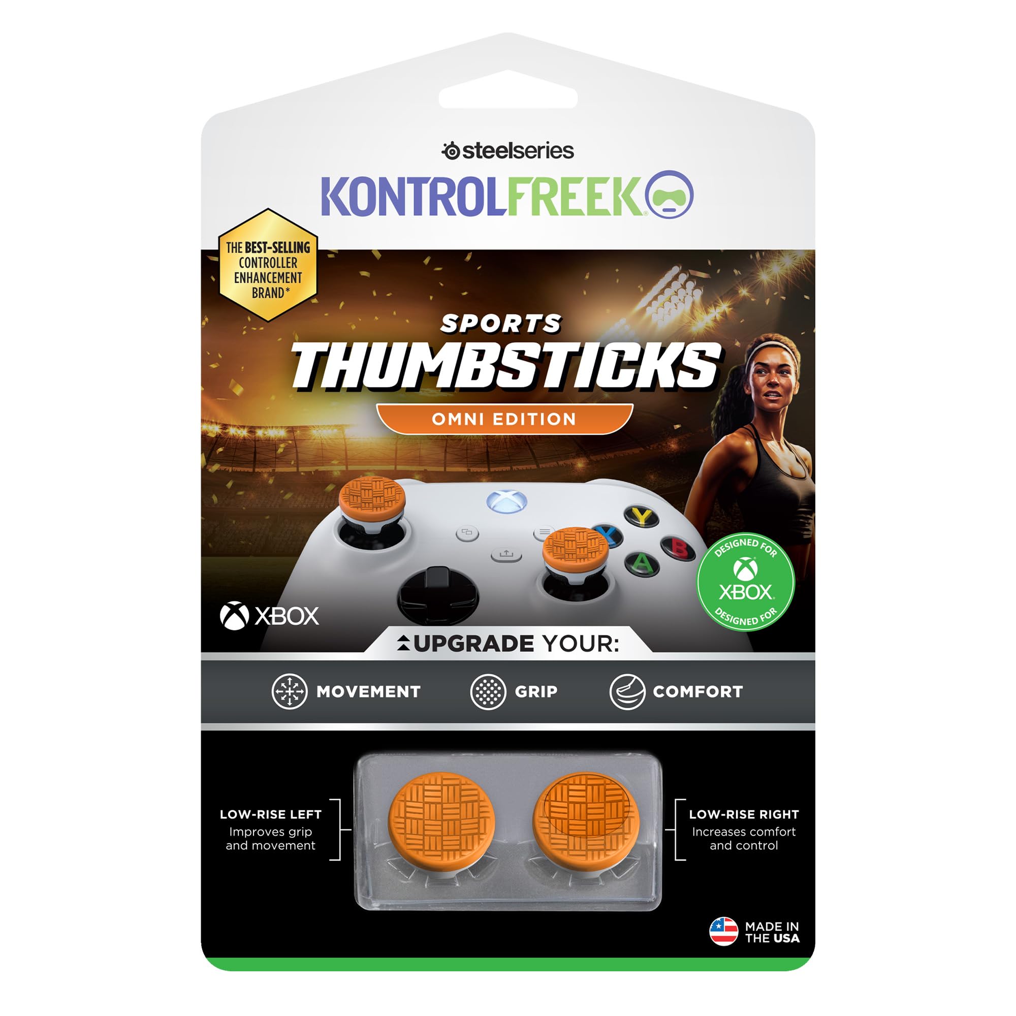 kontrolfreek-omni-grips-manette-xbox-low-rise-orange-x2 image 6