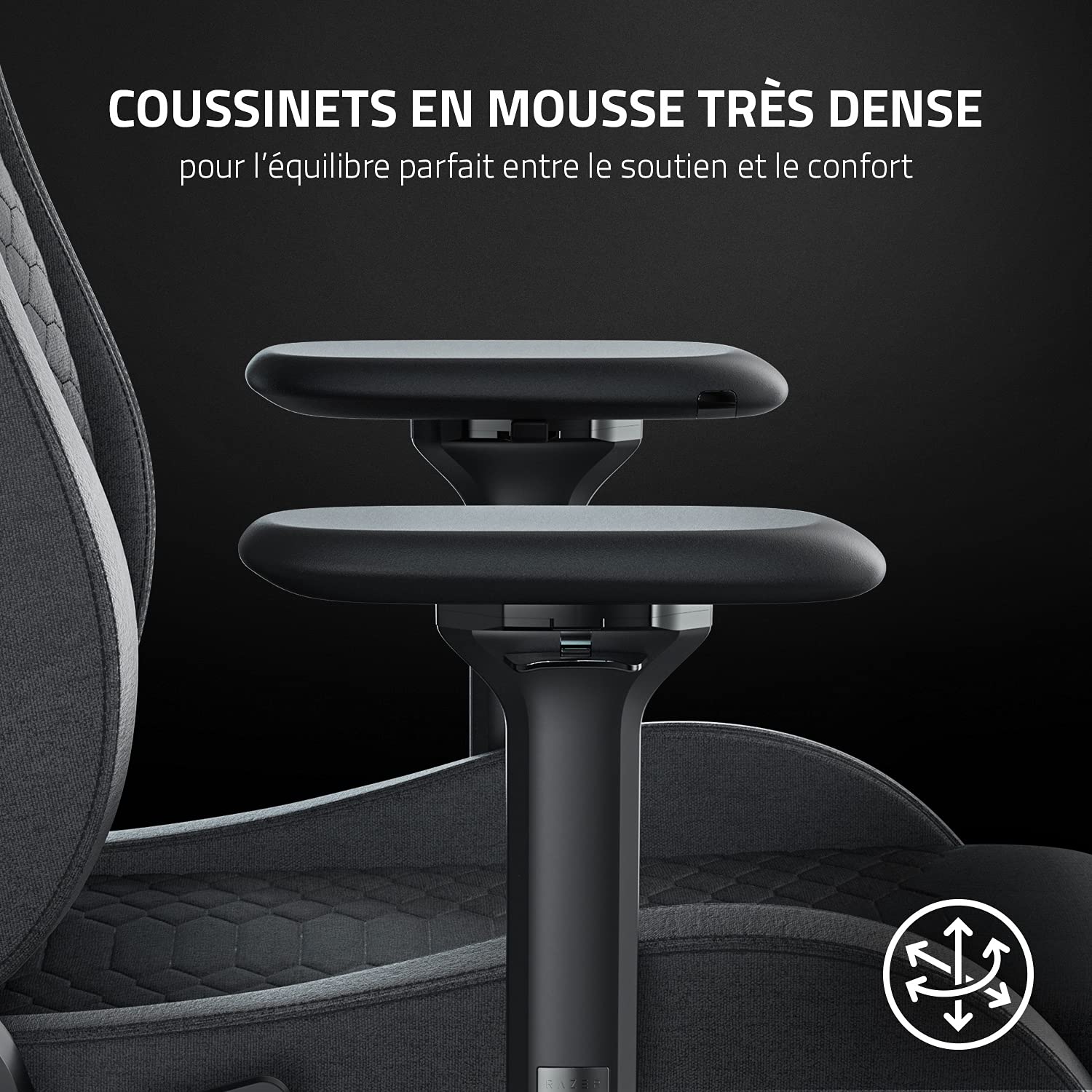 razer-iskur-fabric-xl-chaise-gaming-tissu-soutien-lombaire-int-gr image 8