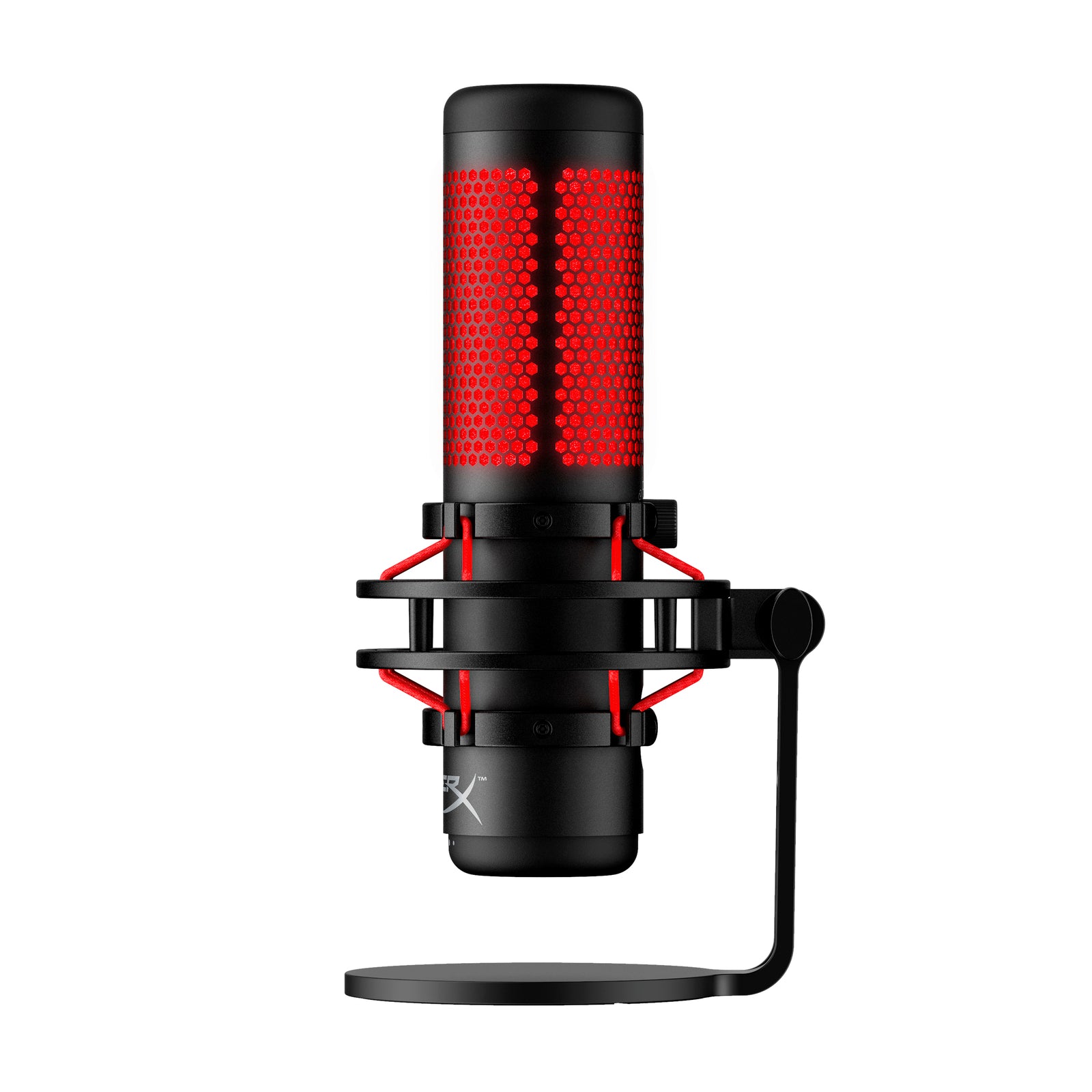 hyperx-quadcast-microphone-usb-gaming-noir-rouge image 2