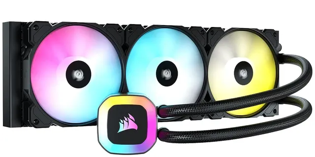 corsair-h150-rgb-watercooling-cpu-aio-360-mm-noir image 1